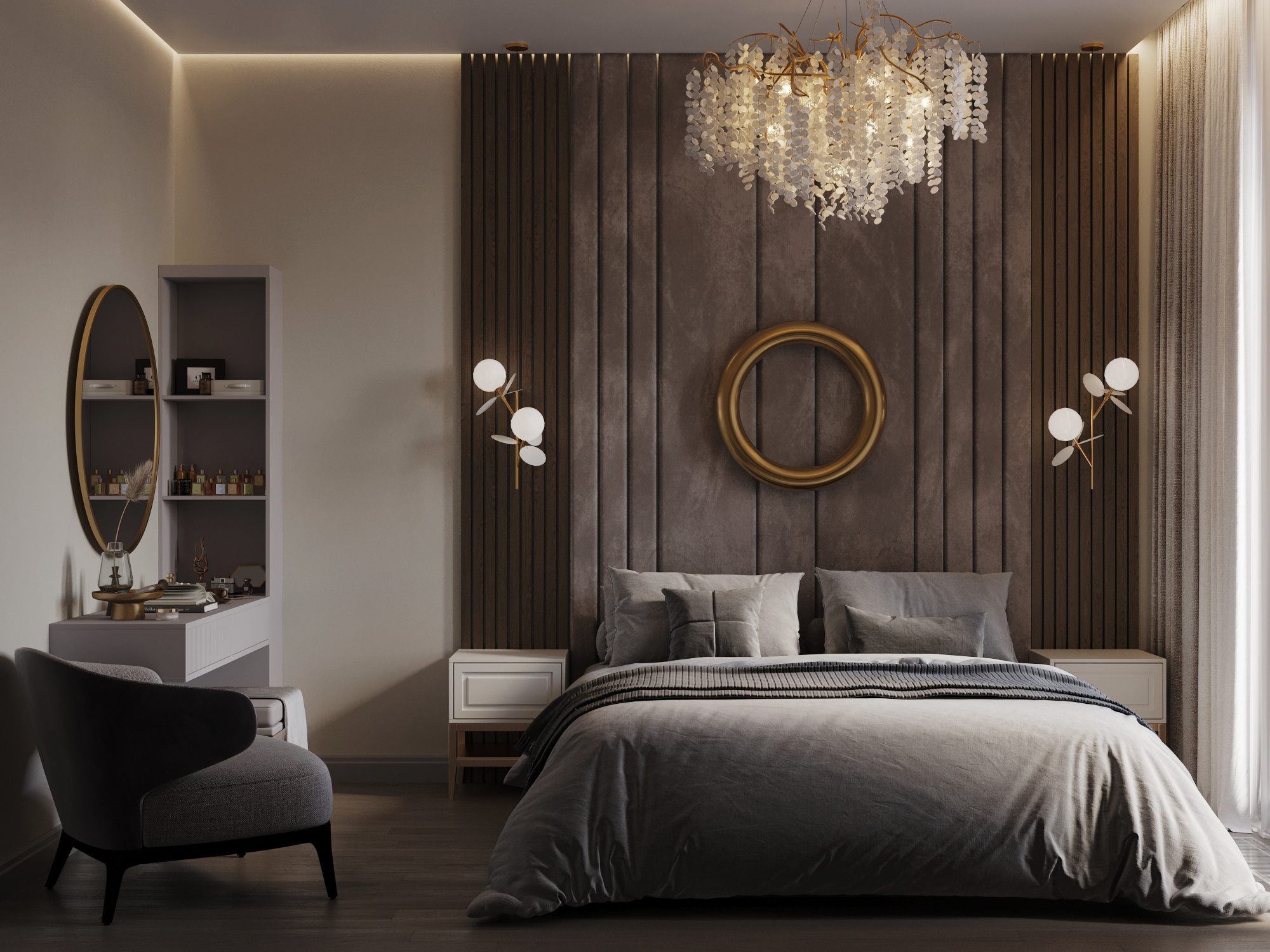 Современный интерьер квартиры 116 м² для молодой семьи в Москве