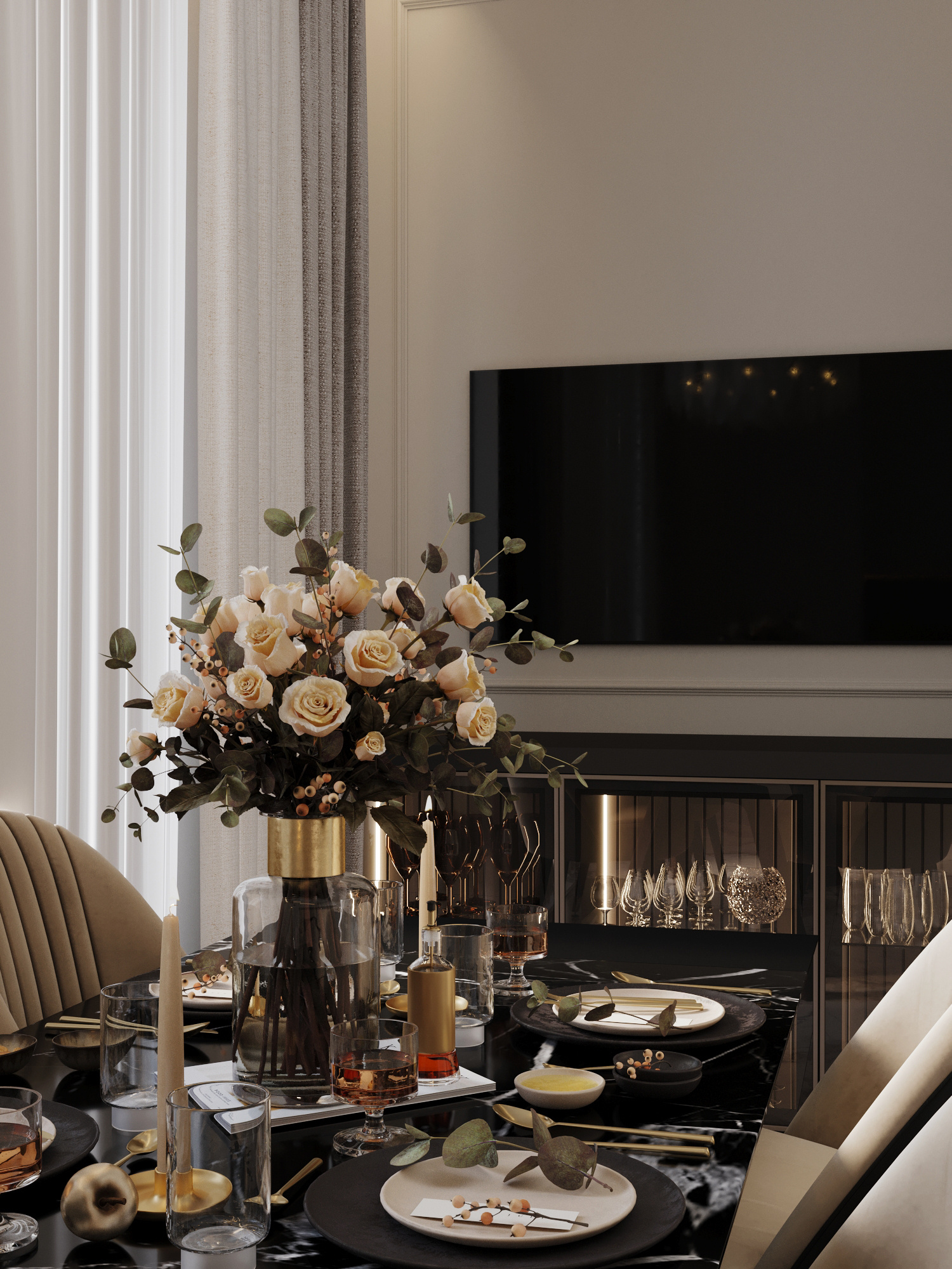 Современный интерьер квартиры 116 м² для молодой семьи в Москве