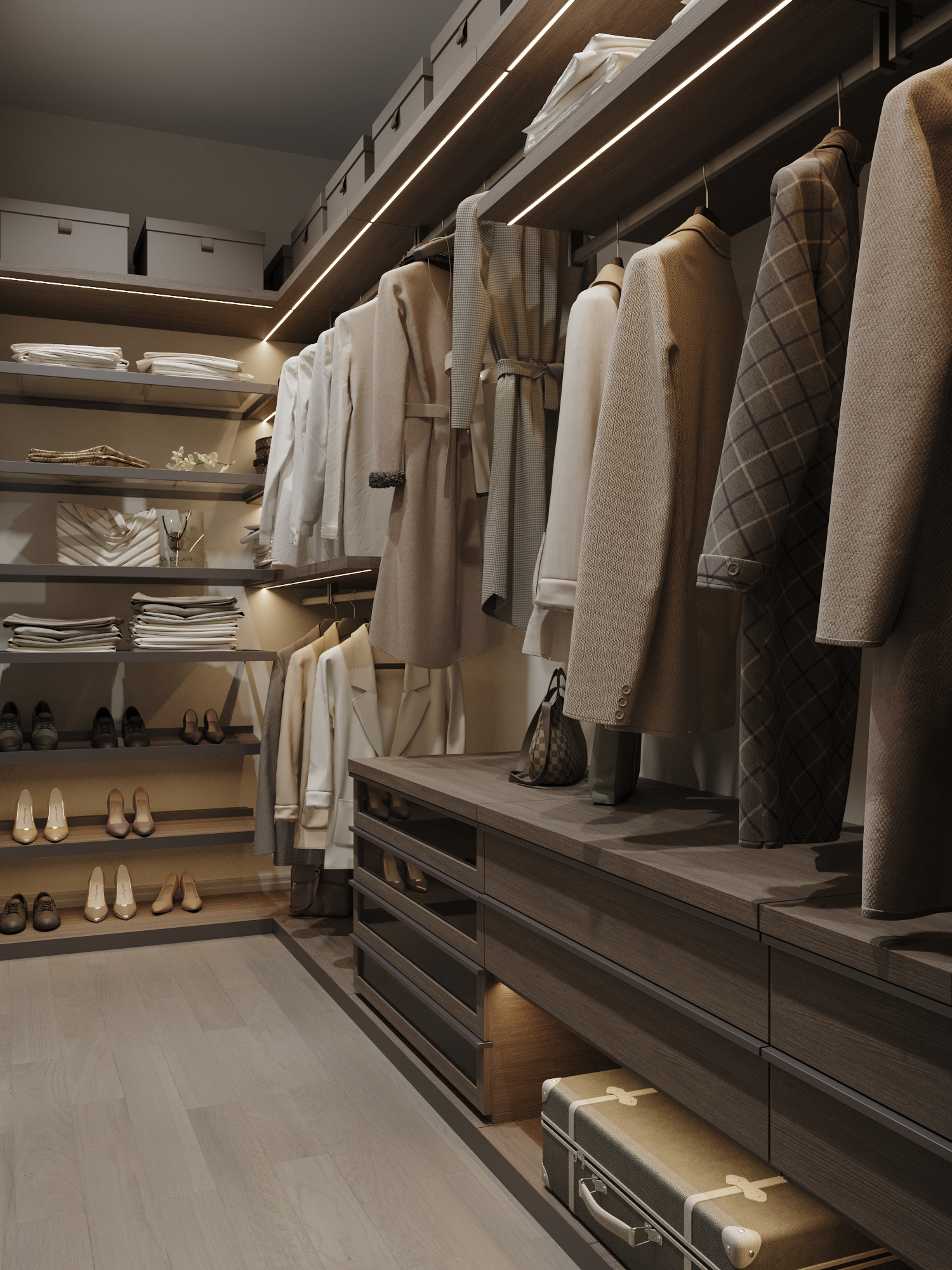 Современный интерьер квартиры 116 м² для молодой семьи в Москве