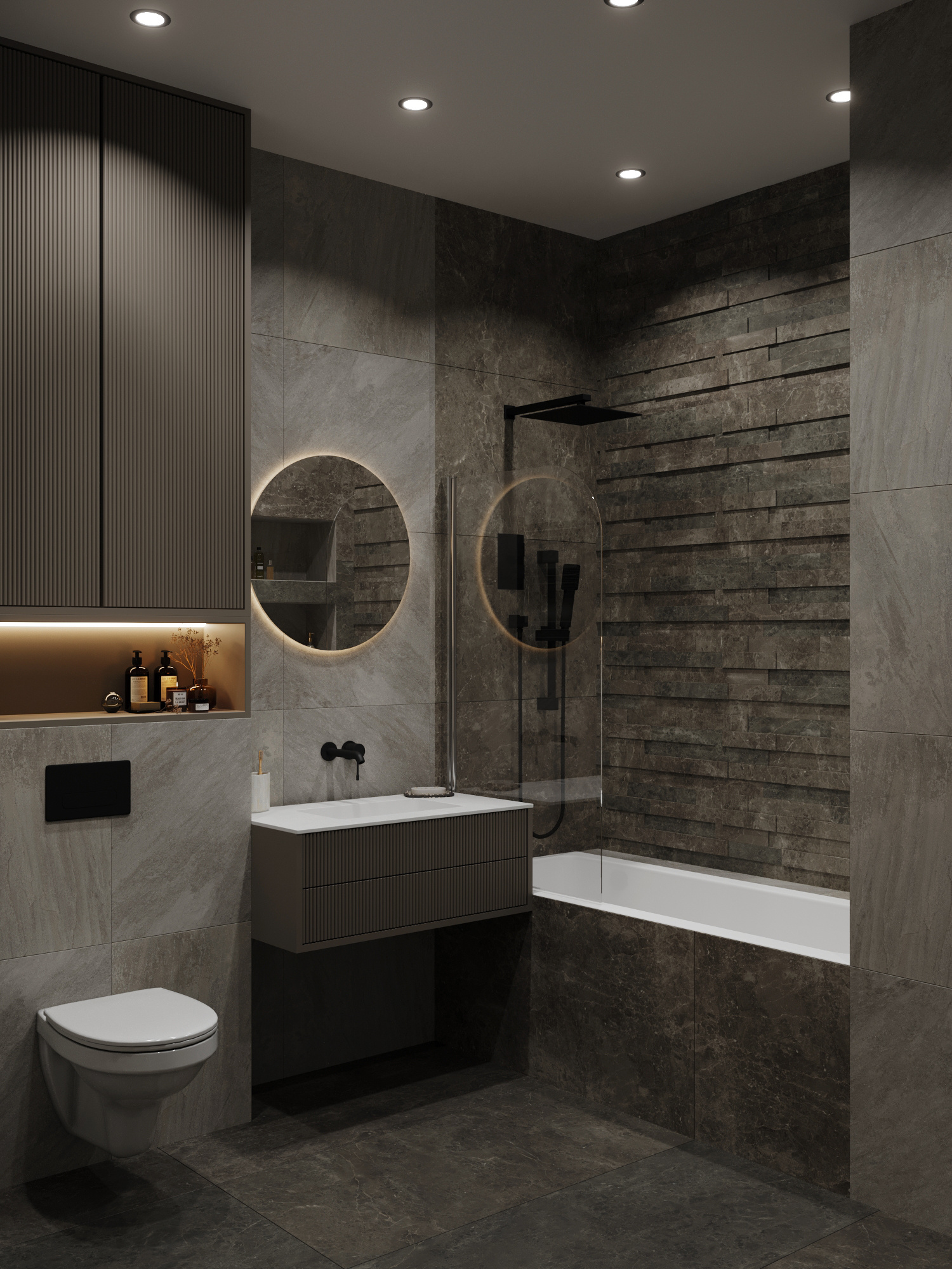 Современный интерьер квартиры 116 м² для молодой семьи в Москве