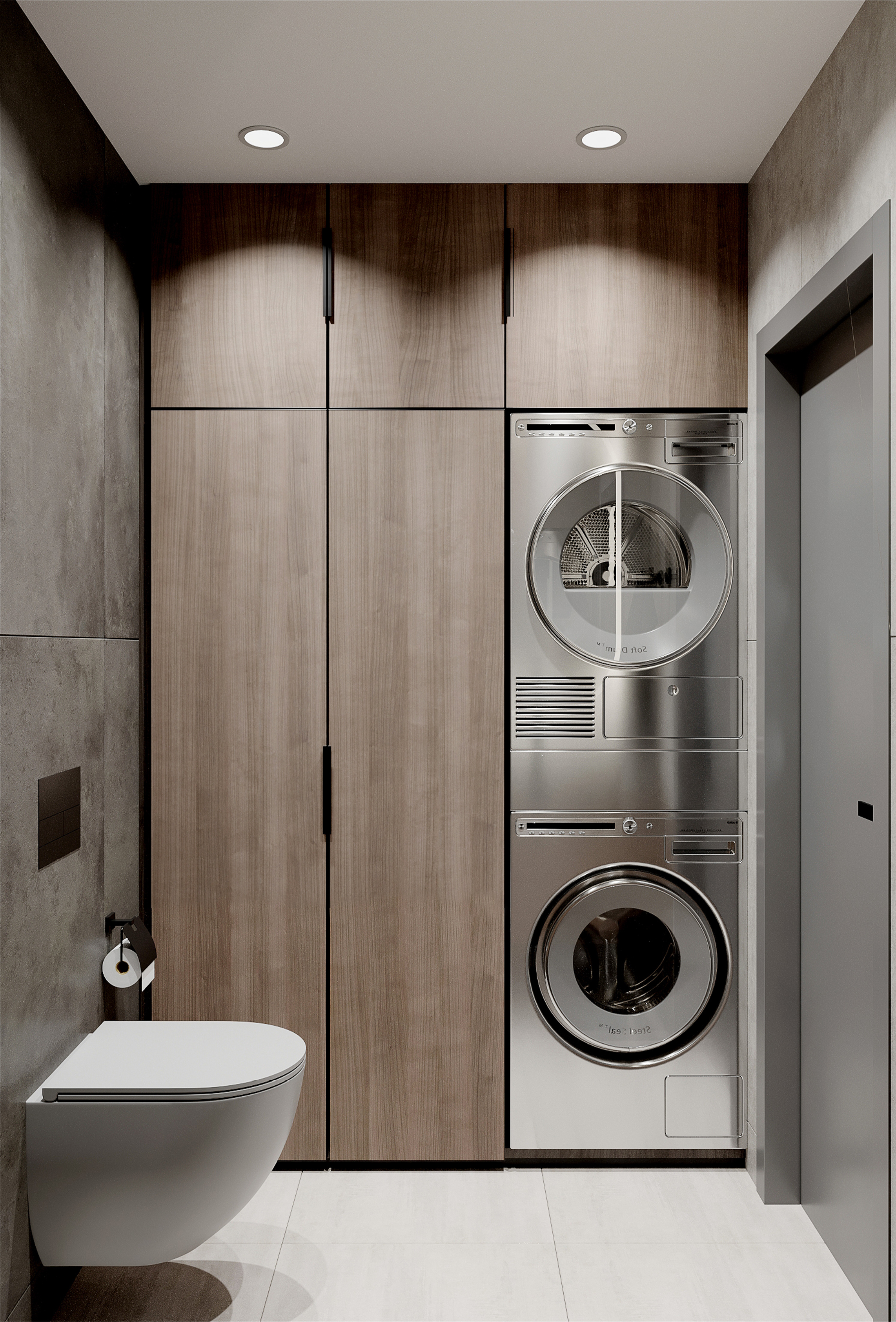 Функциональный интерьер квартиры 75 м² для семьи в Москве