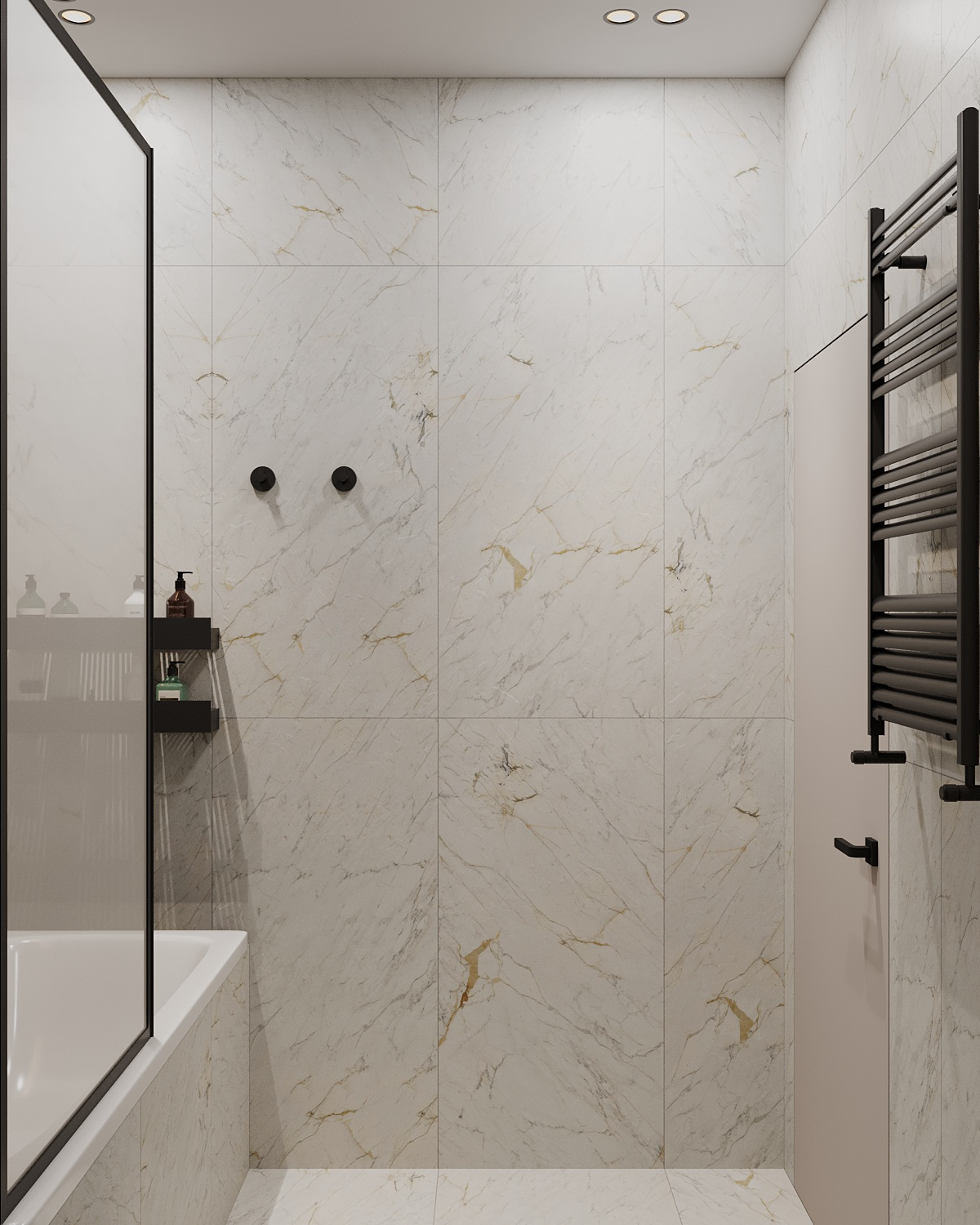 Элегантный интерьер квартиры  68 м² для двоих в Москве