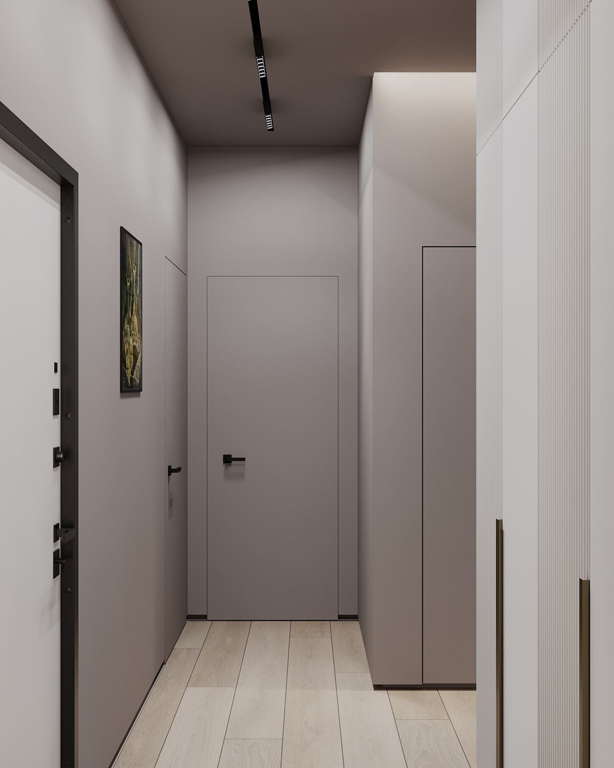 Элегантный интерьер квартиры  68 м² для двоих в Москве