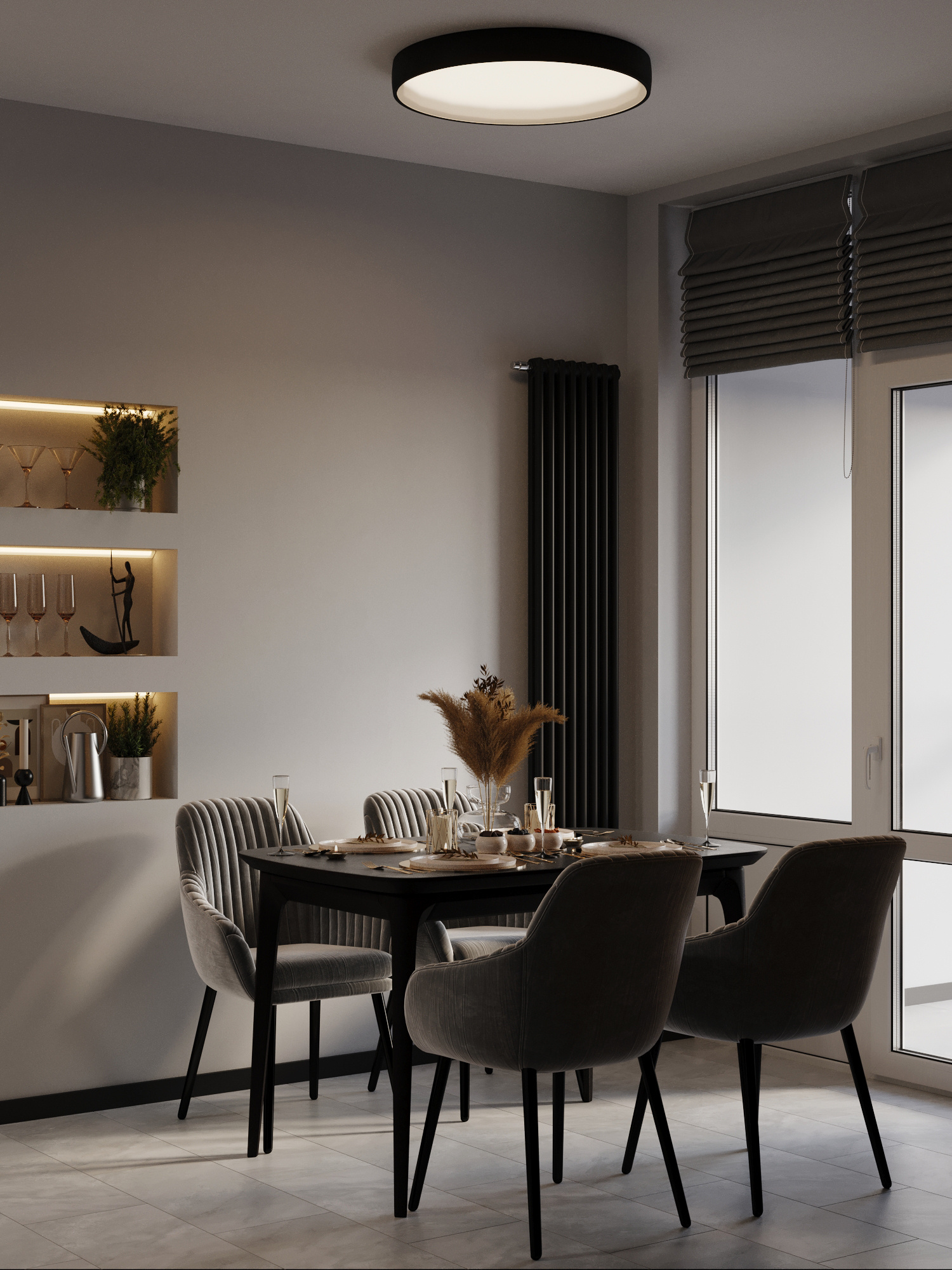 Лаконичный интерьер для молодой семьи в Москве