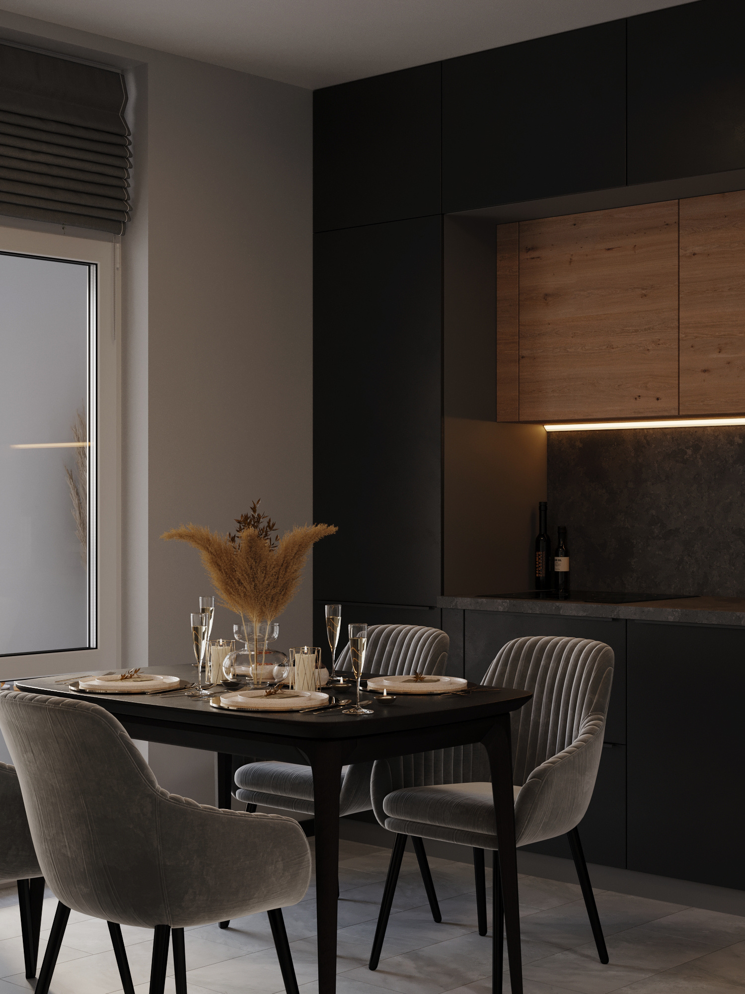 Лаконичный интерьер для молодой семьи в Москве