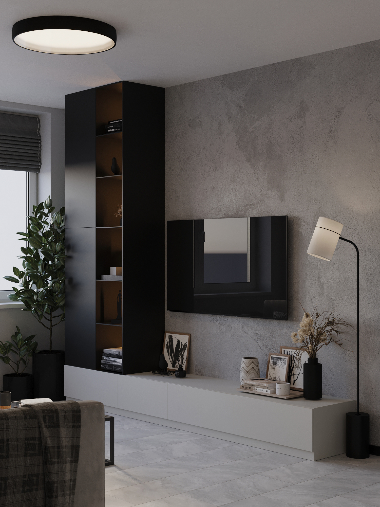 Лаконичный интерьер для молодой семьи в Москве