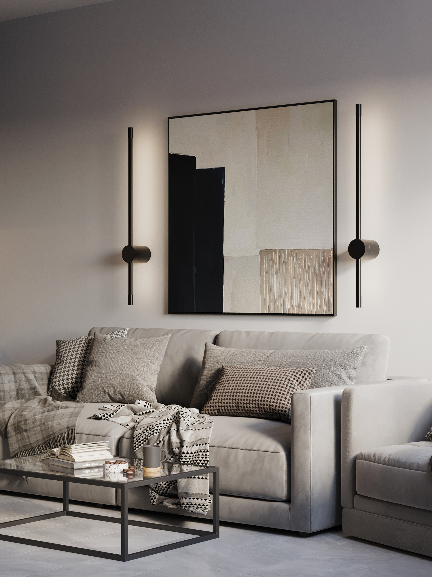 Лаконичный интерьер для молодой семьи в Москве