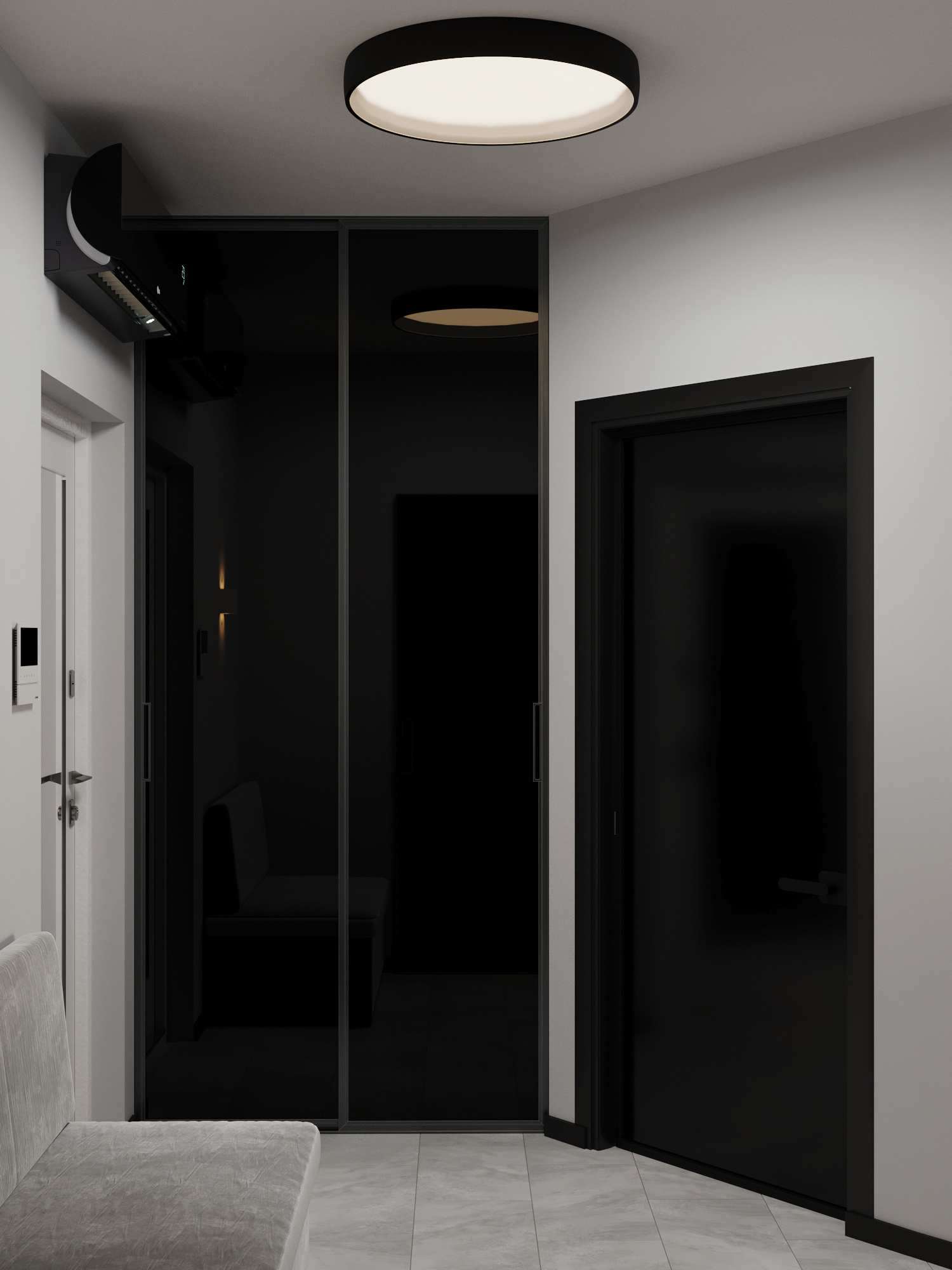 Лаконичный интерьер для молодой семьи в Москве