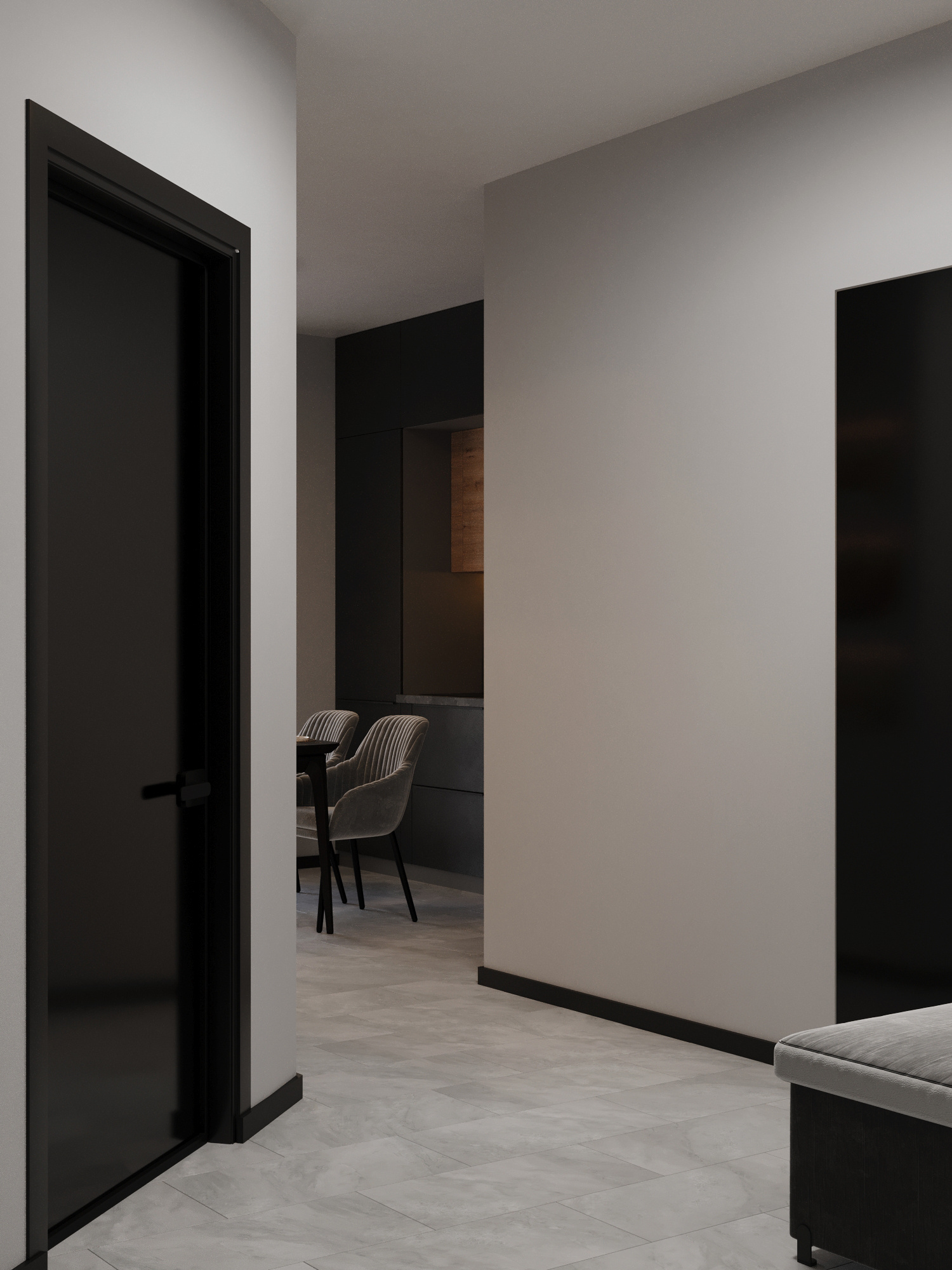 Лаконичный интерьер для молодой семьи в Москве