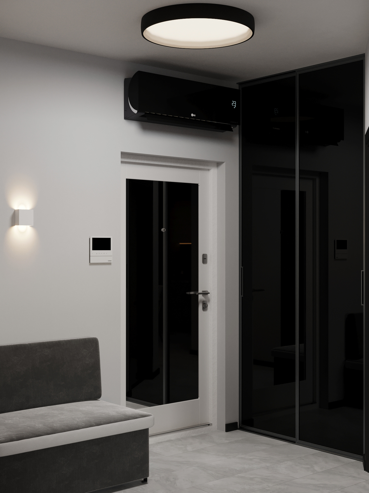 Лаконичный интерьер для молодой семьи в Москве