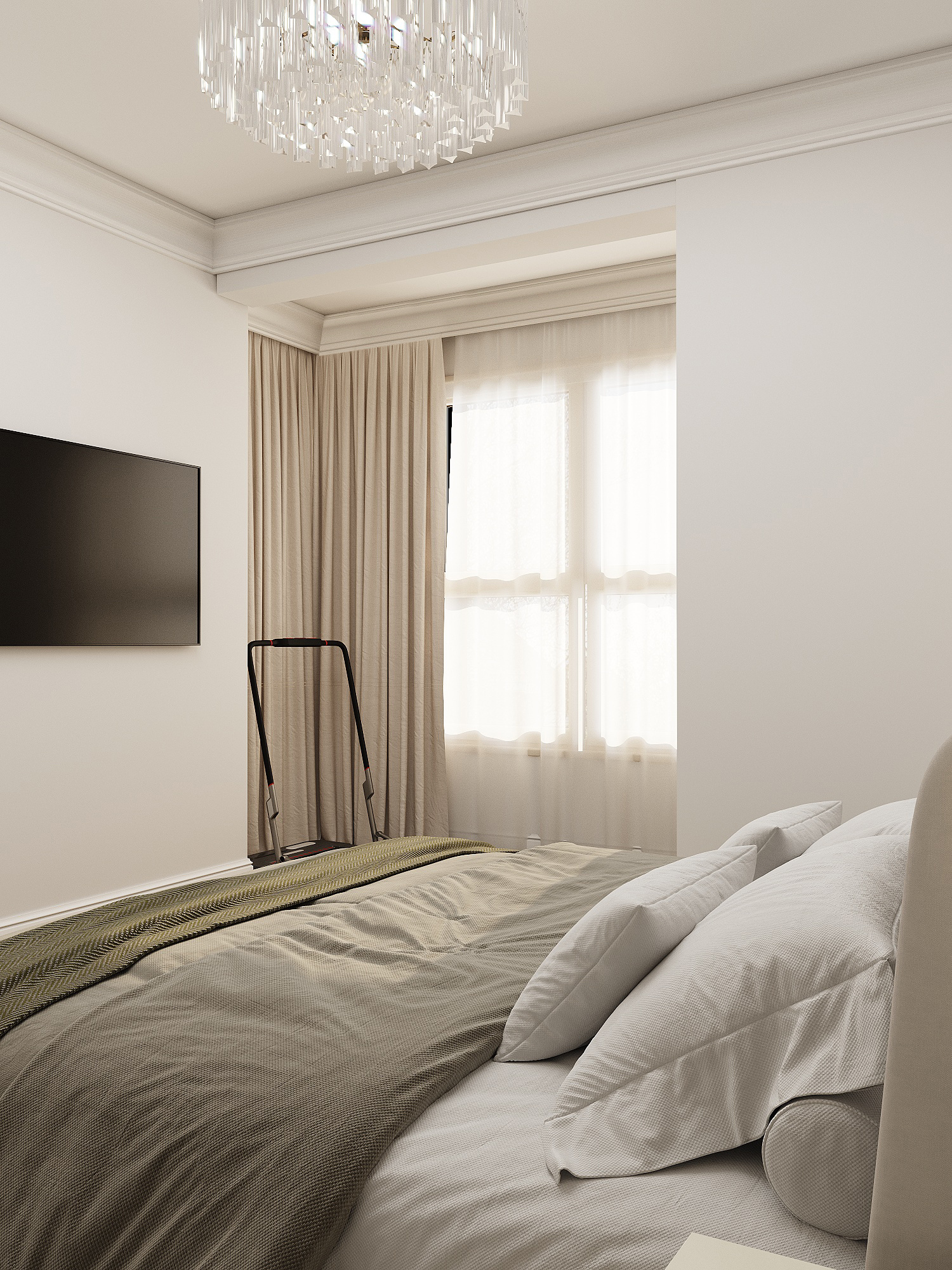 Минималистичный интерьер квартиры для семьи в Москве