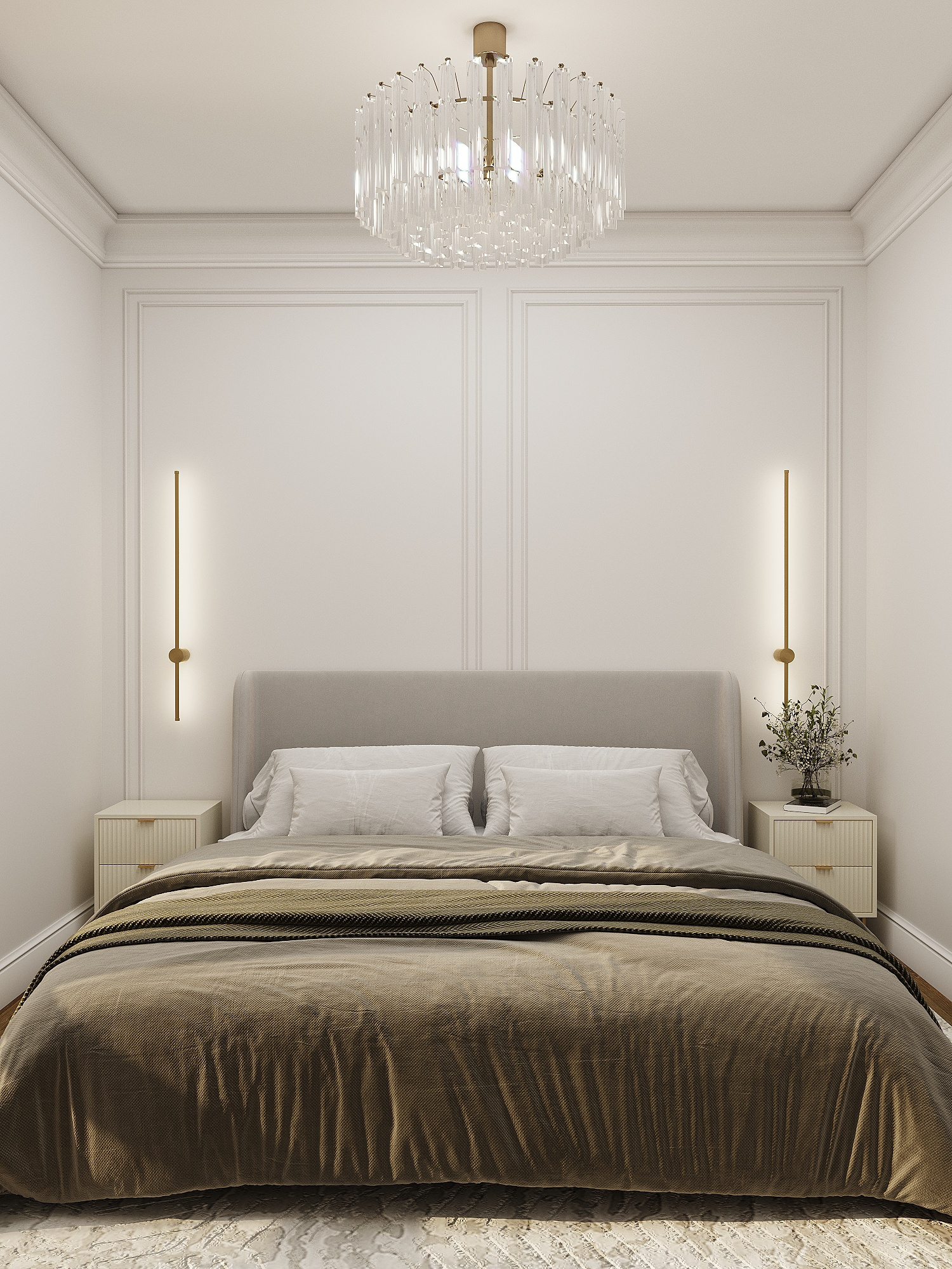 Минималистичный интерьер квартиры для семьи в Москве