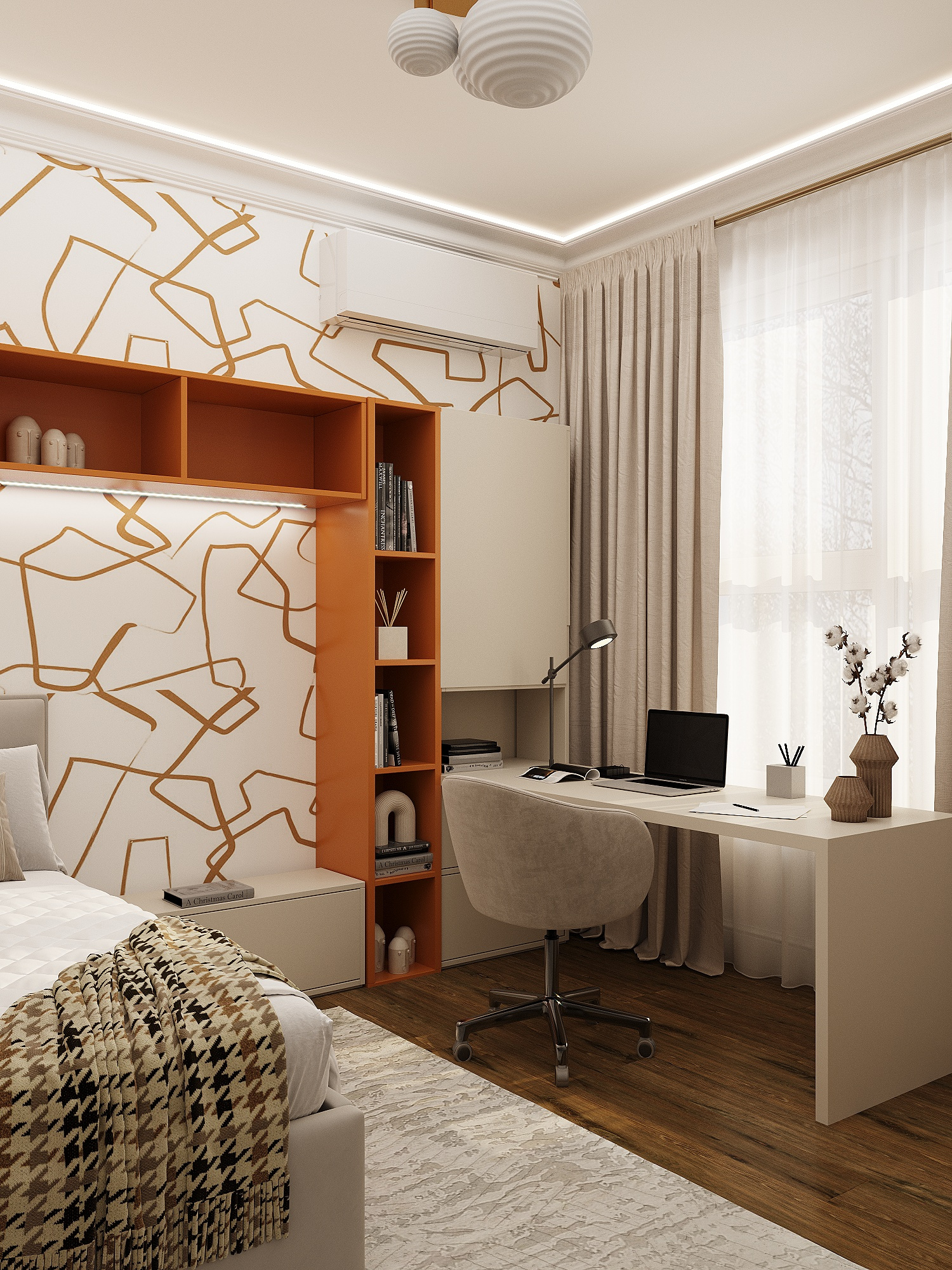 Минималистичный интерьер квартиры для семьи в Москве