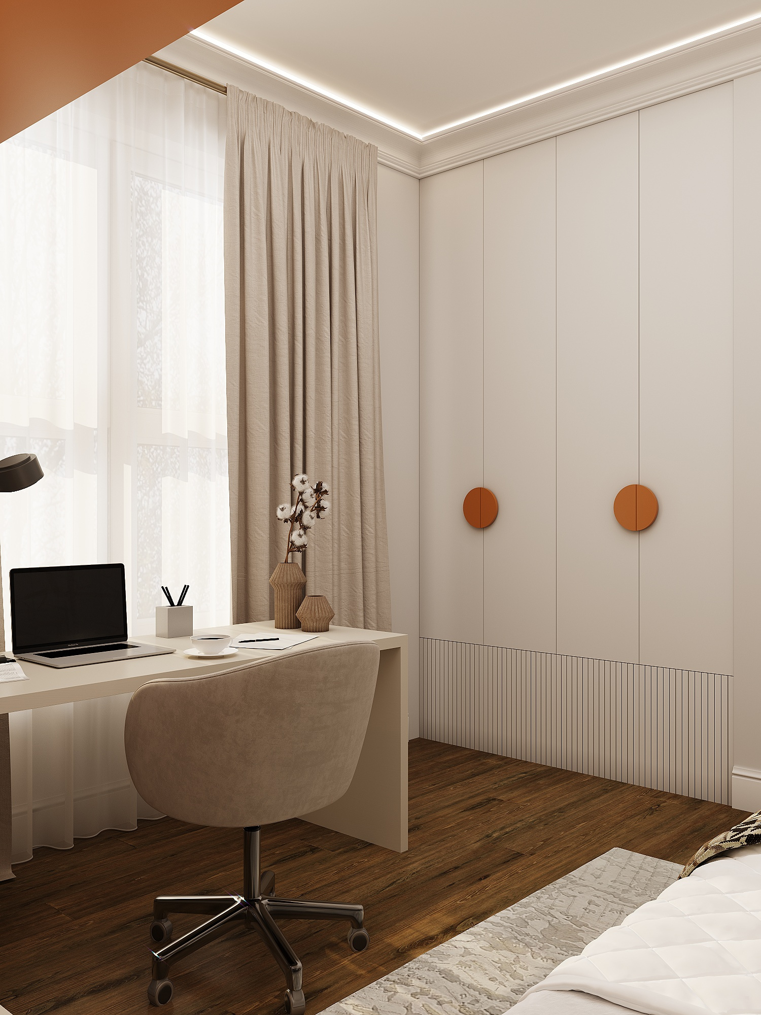 Минималистичный интерьер квартиры для семьи в Москве