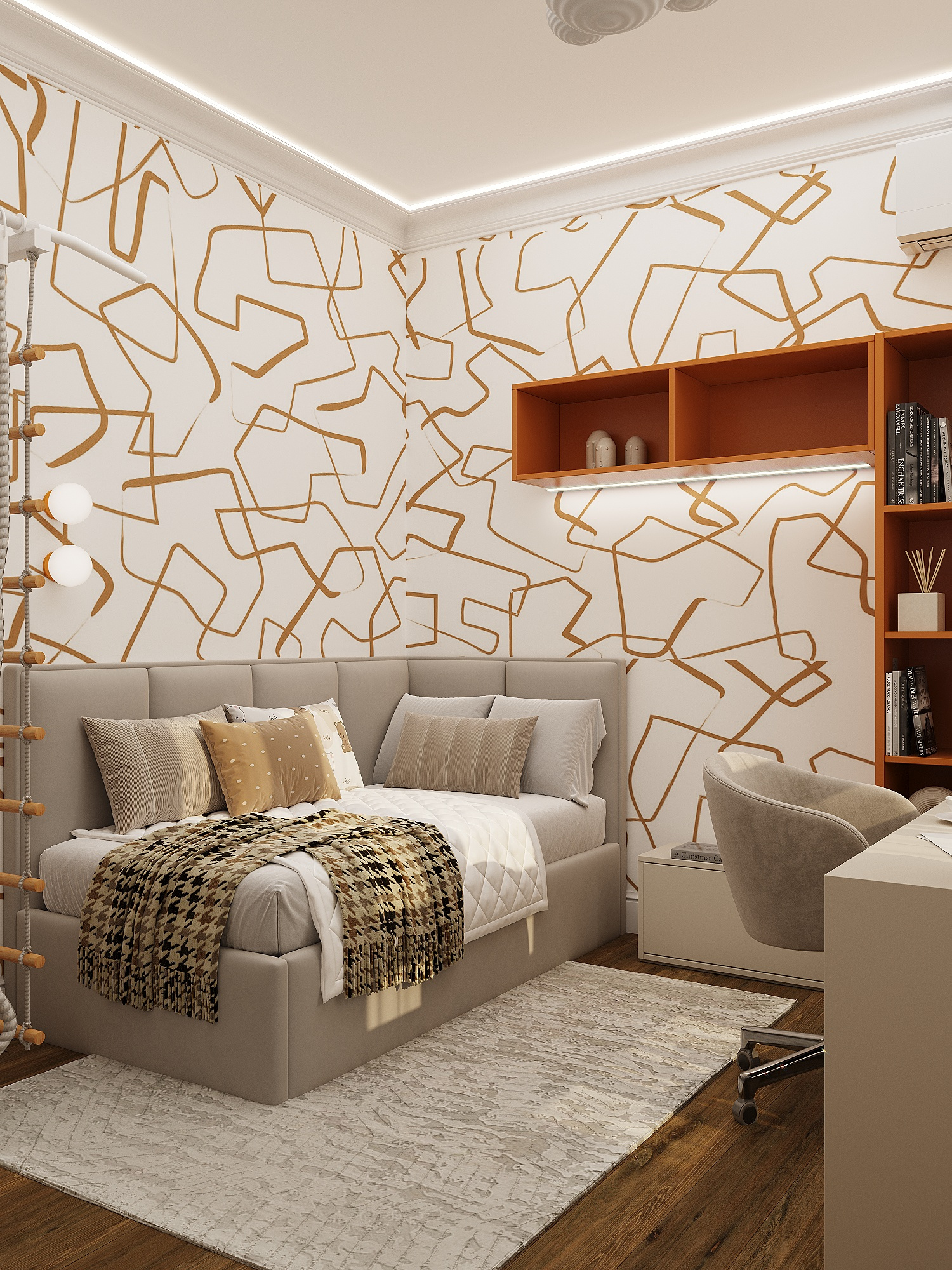 Минималистичный интерьер квартиры для семьи в Москве