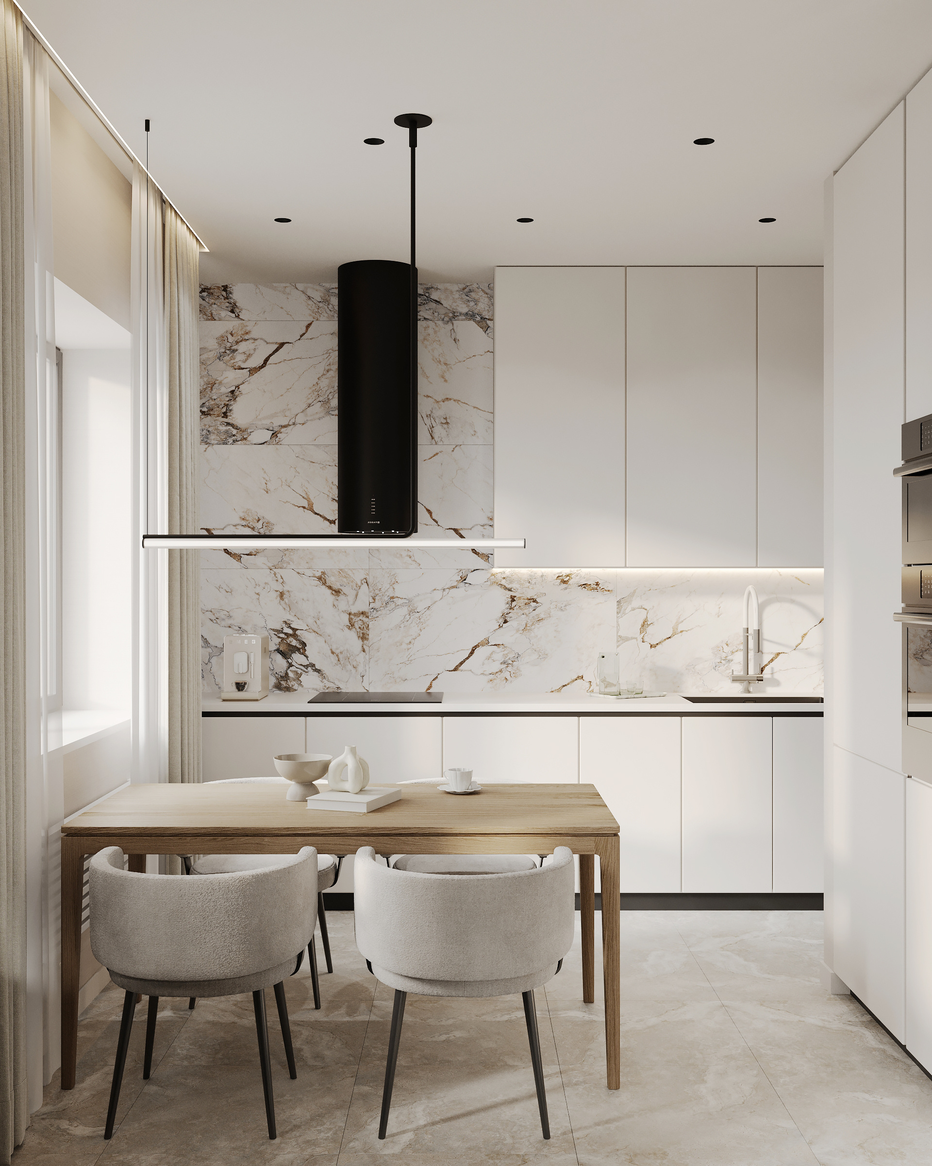 Функциональный ремонт современной квартиры для семьи