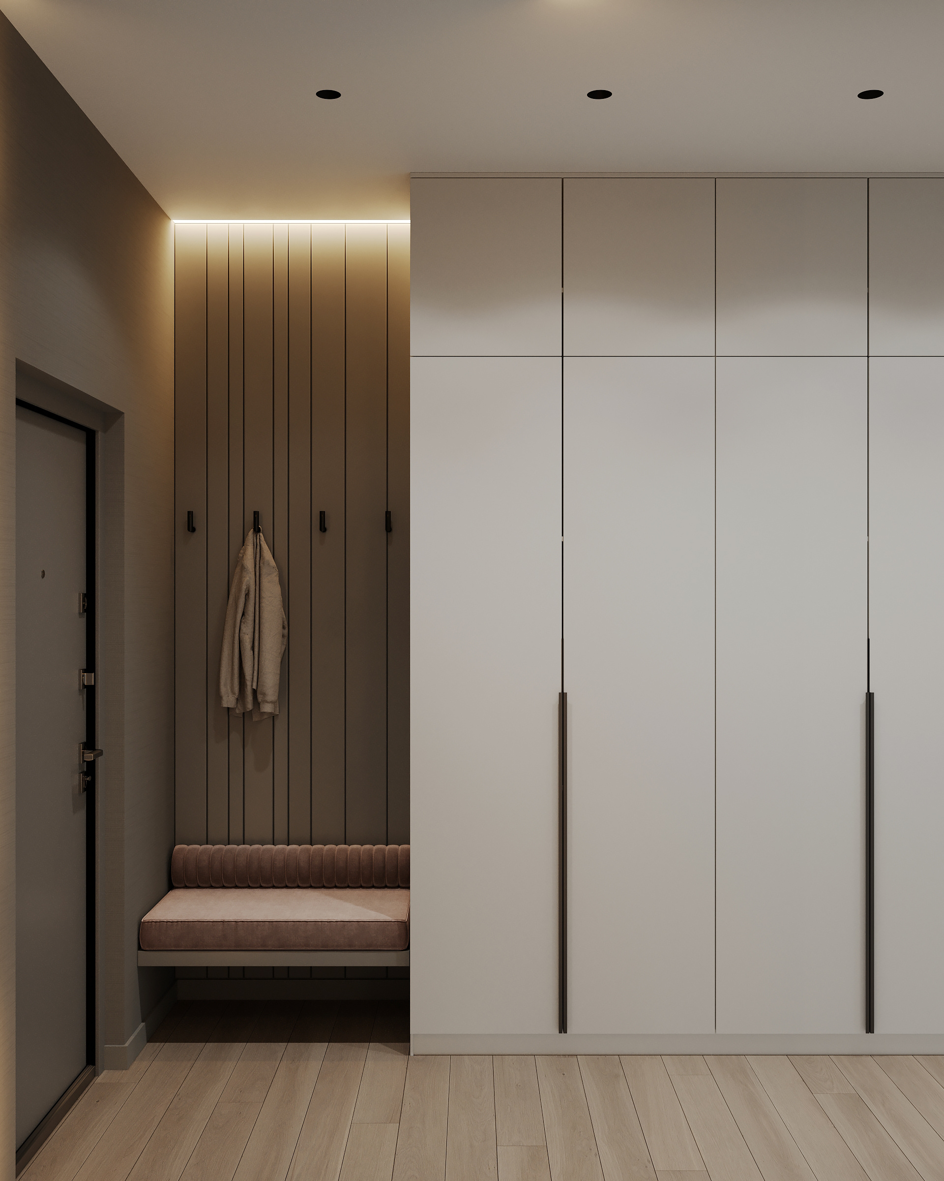 Функциональный ремонт современной квартиры для семьи