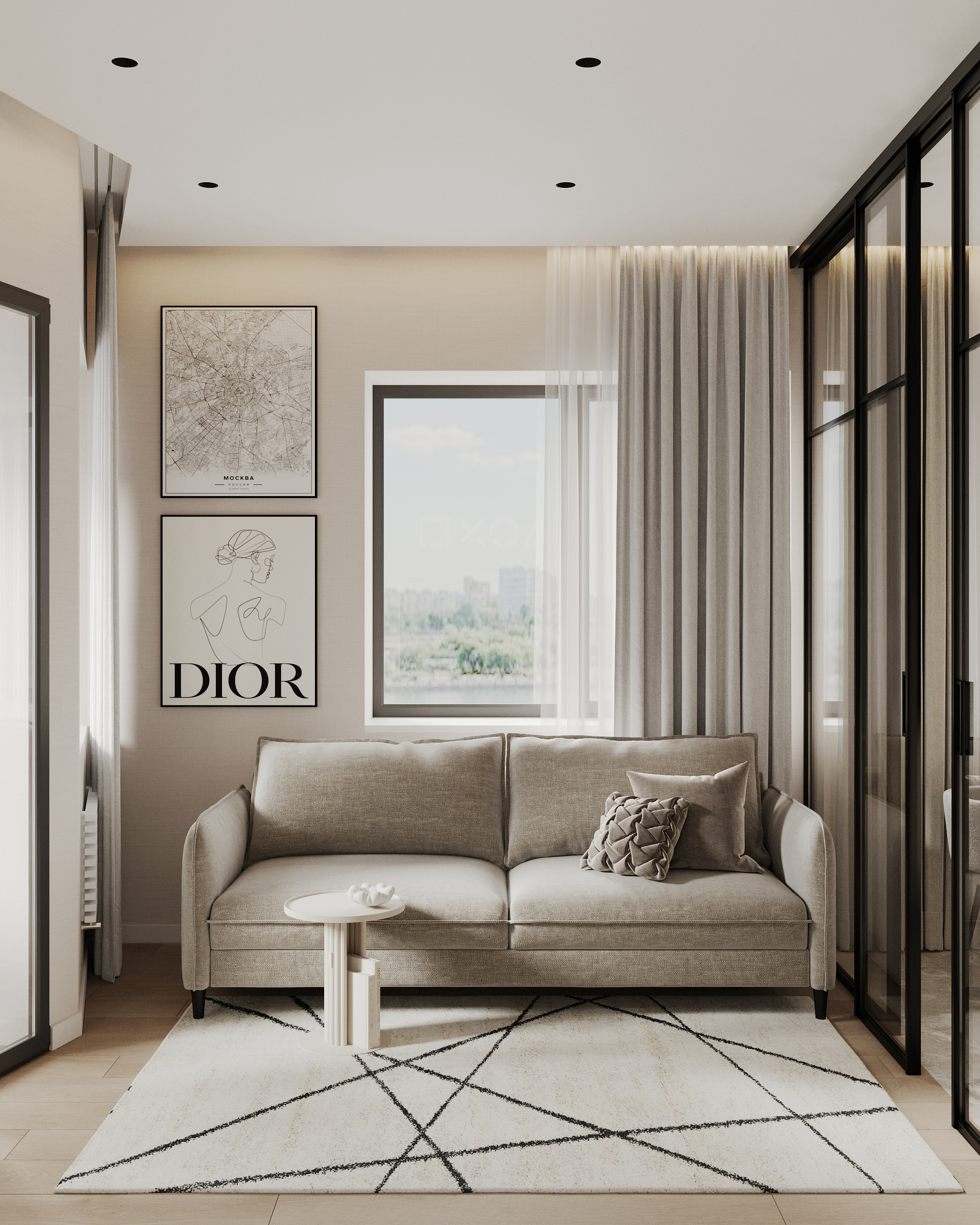 Функциональный ремонт современной квартиры для семьи