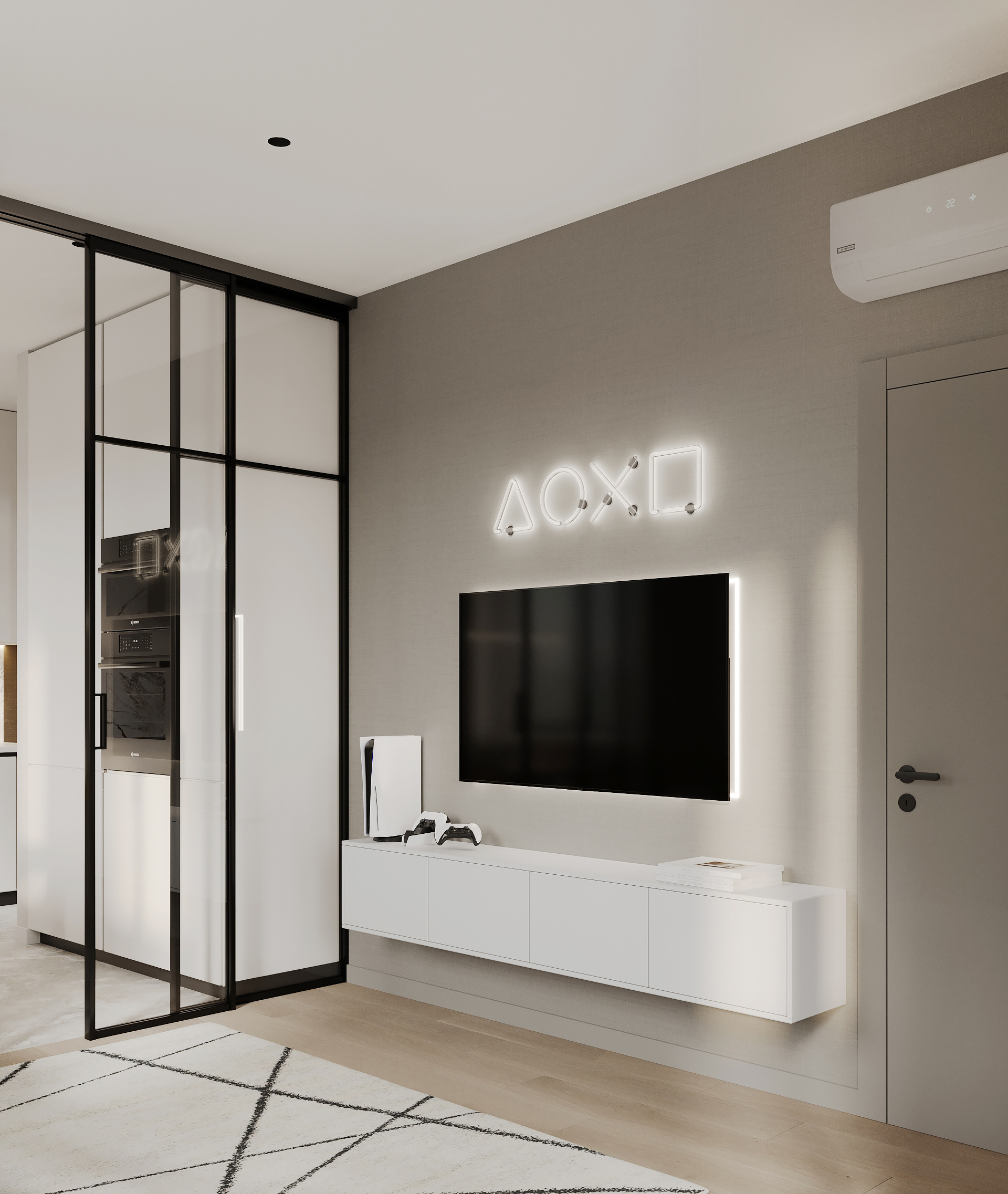 Функциональный ремонт современной квартиры для семьи