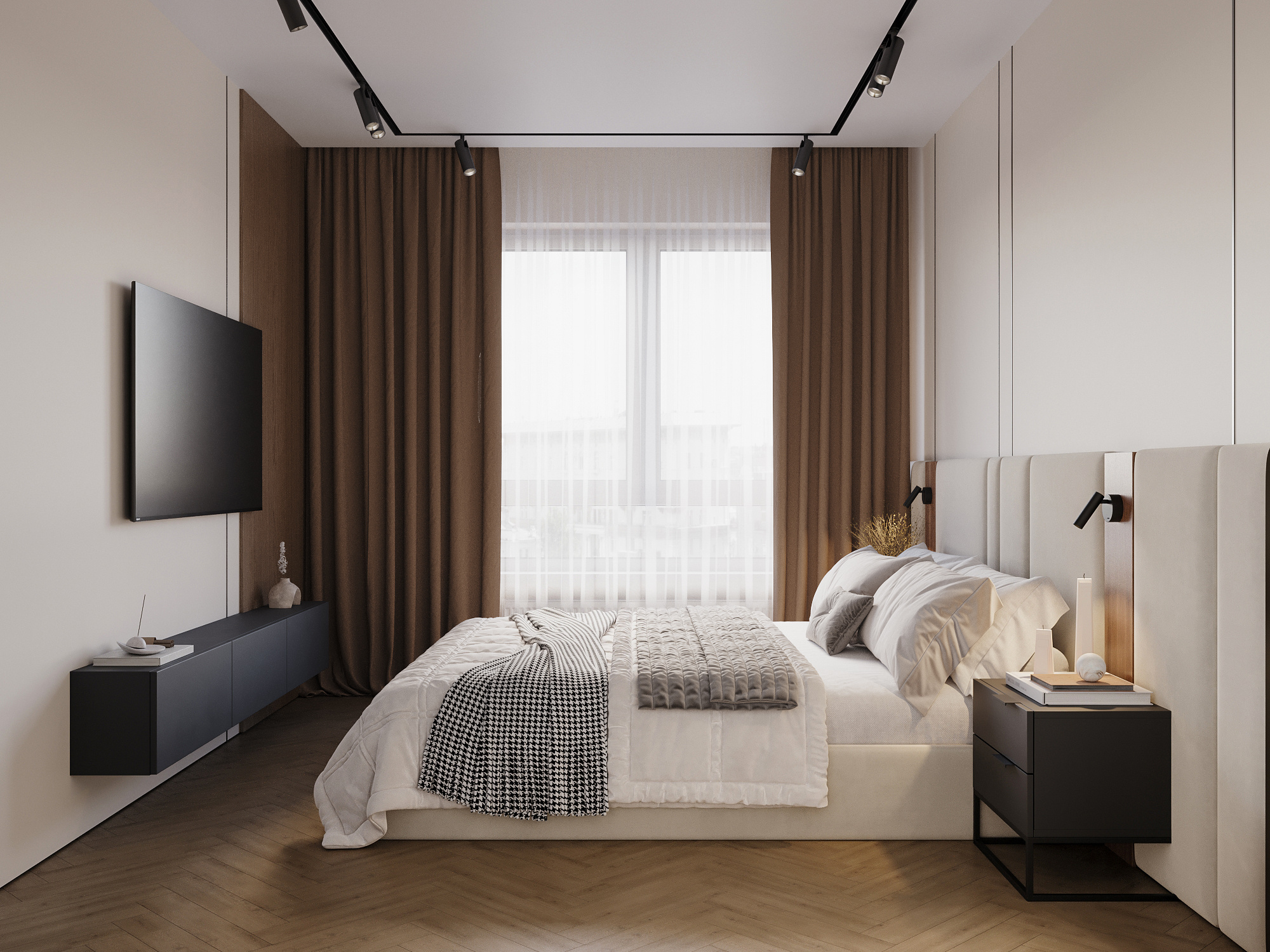 Современный проект квартиры для семьи с детьми