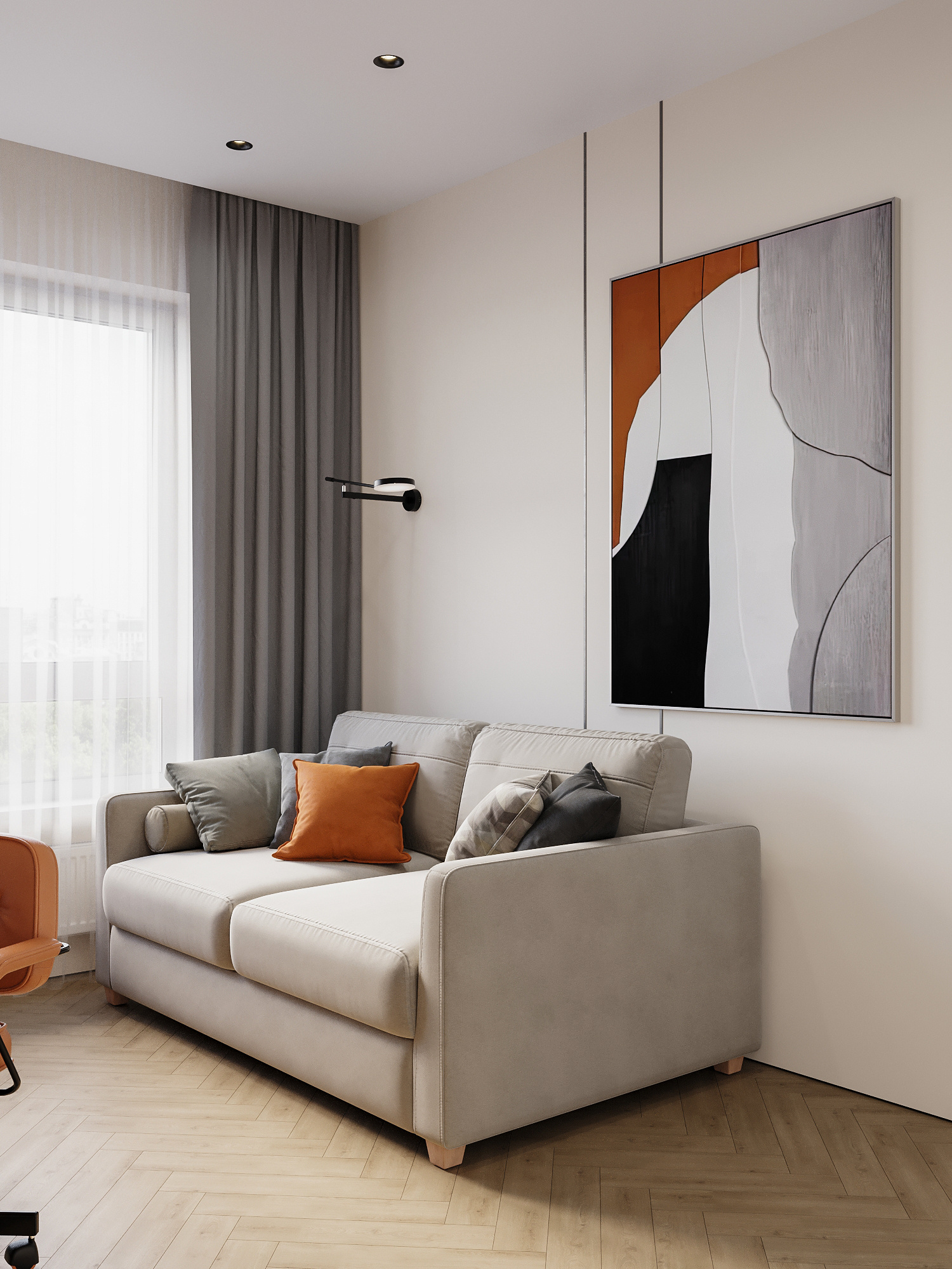 Современный проект квартиры для семьи с детьми