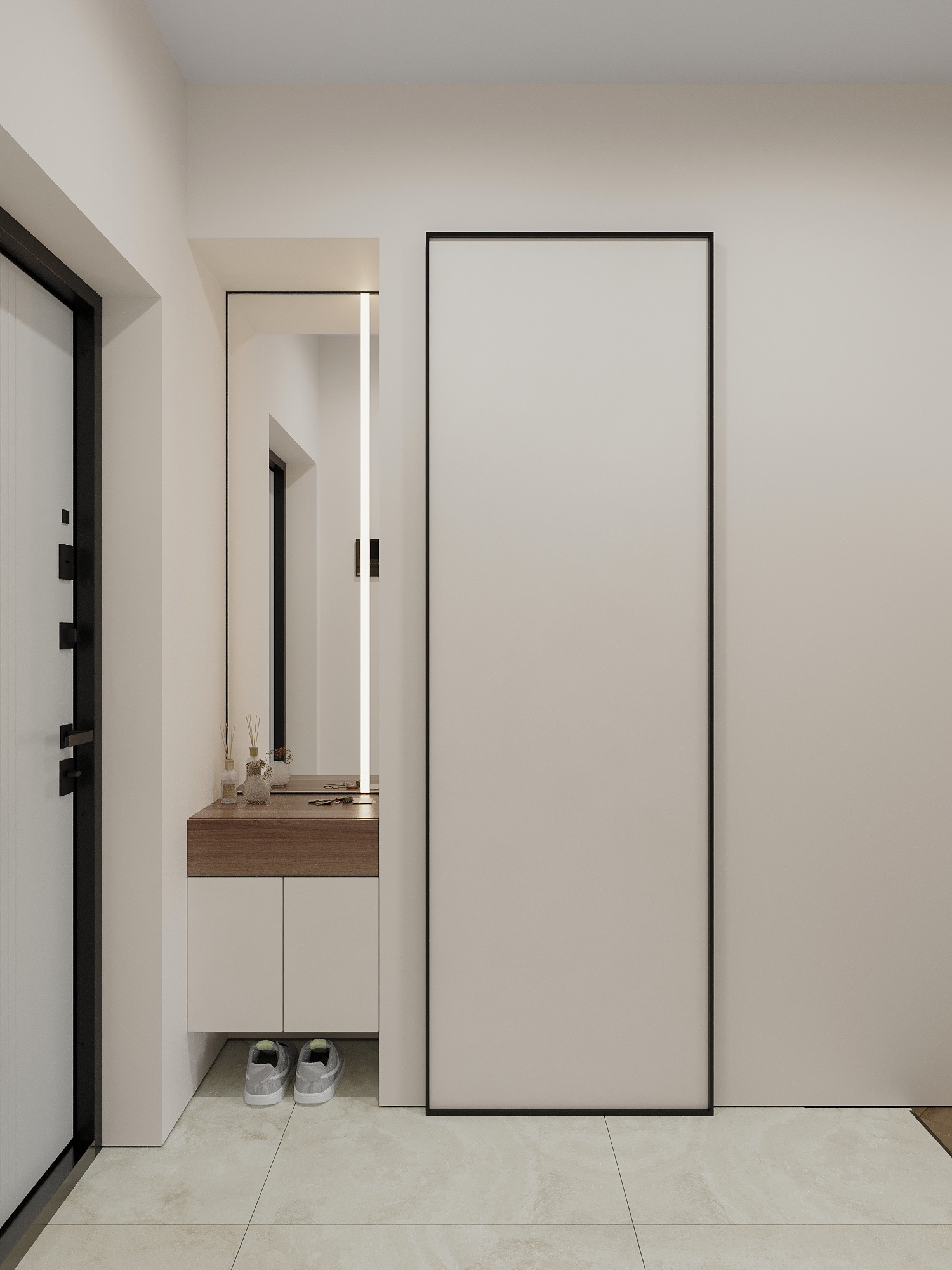 Современный проект квартиры для семьи с детьми