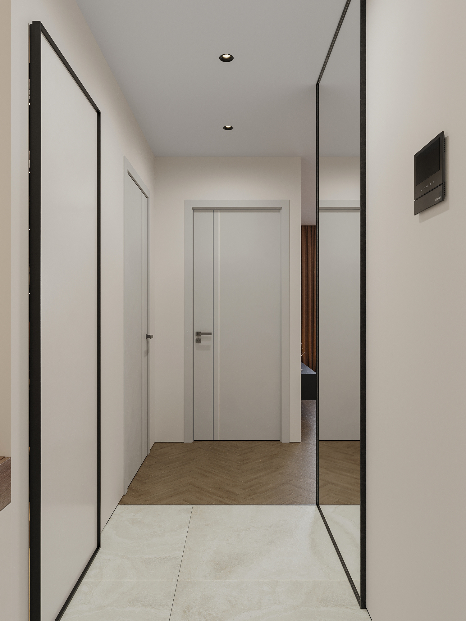 Современный проект квартиры для семьи с детьми