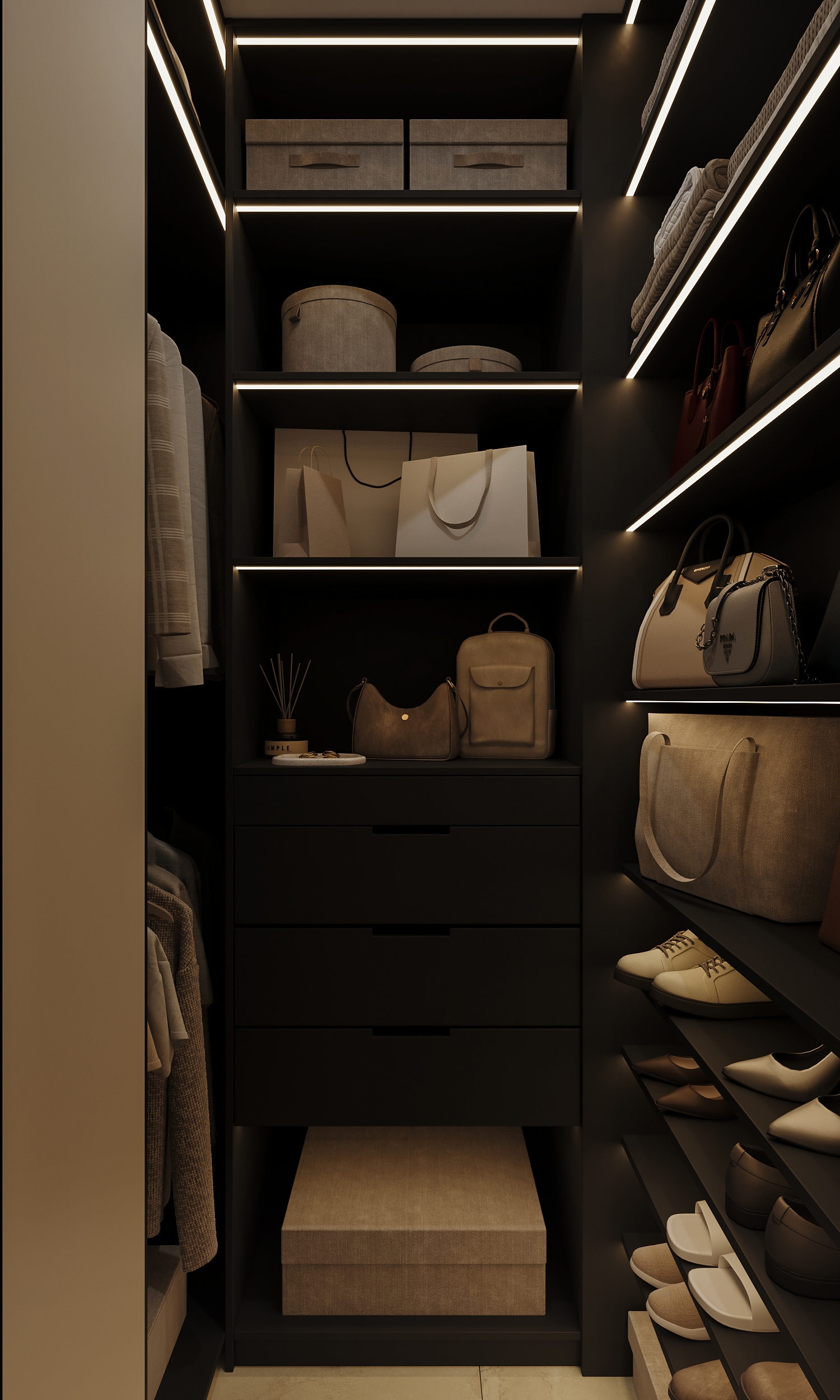 Современный проект квартиры для семьи с детьми