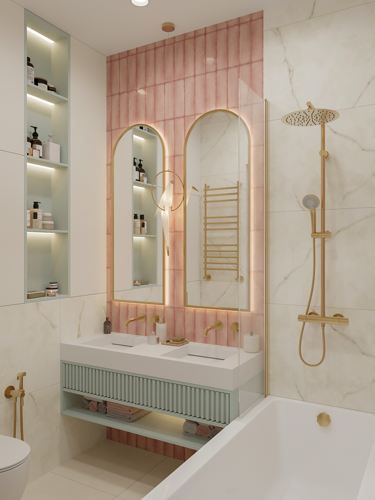 Современный интерьер для семьи с двумя детьми в ЖК бизнес-класса