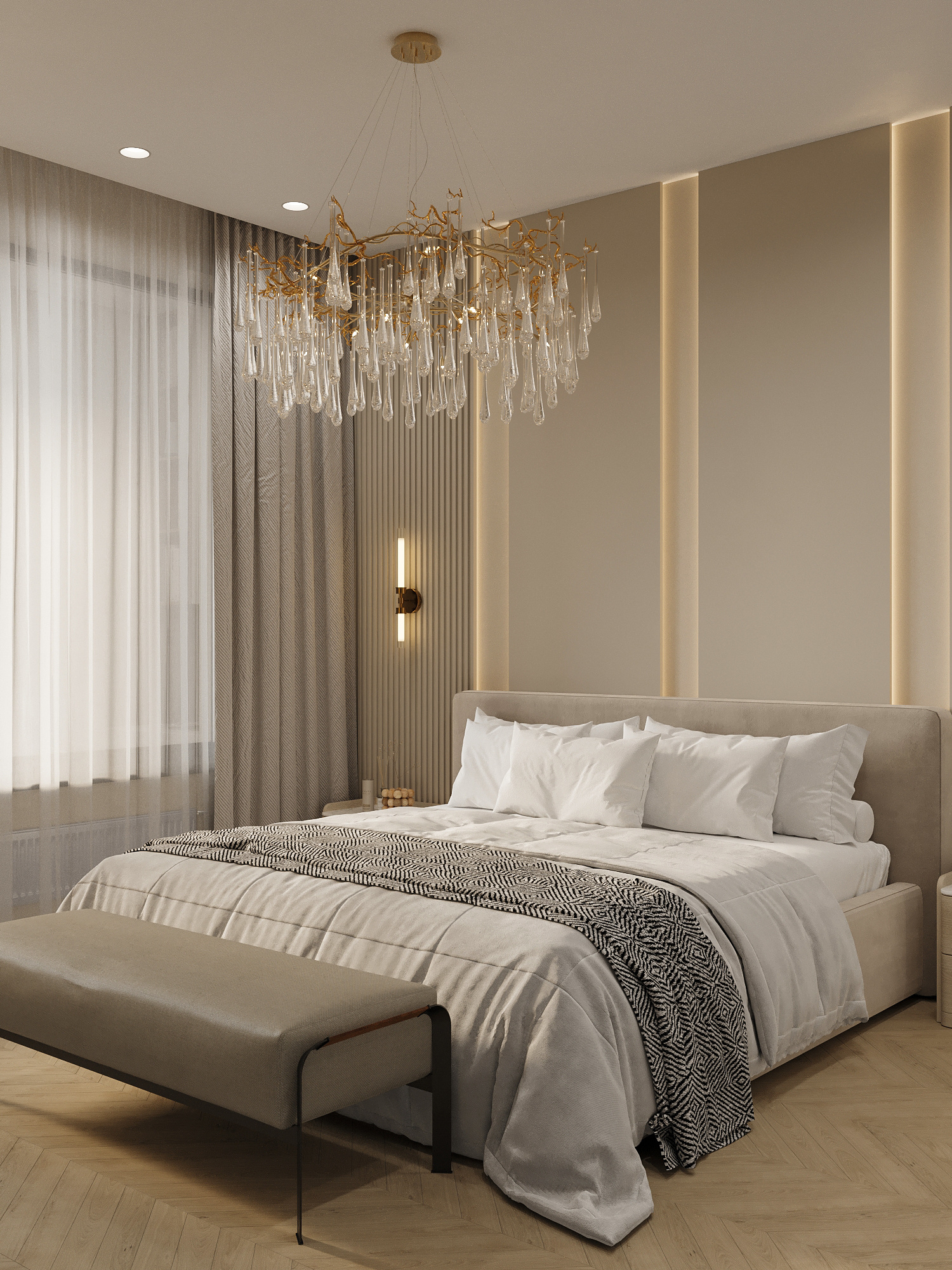 Современный интерьер для семьи с двумя детьми в ЖК бизнес-класса