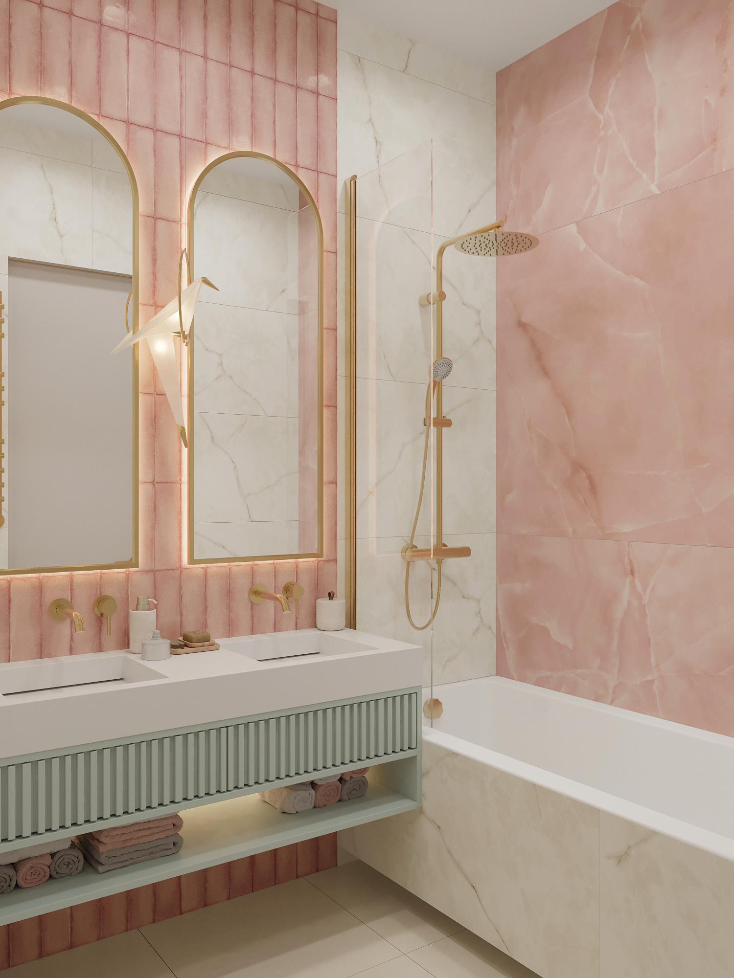 Современный интерьер для семьи с двумя детьми в ЖК бизнес-класса