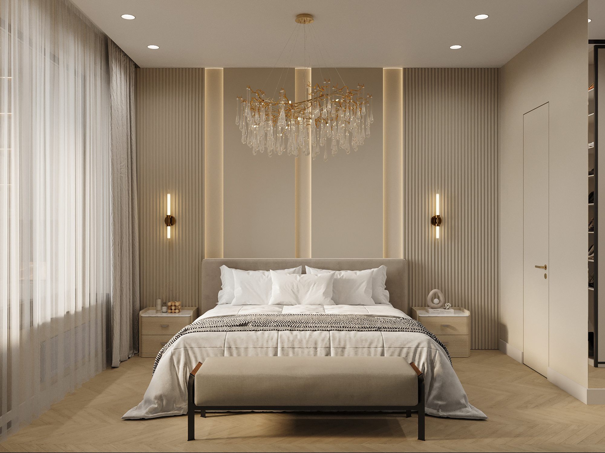 Современный интерьер для семьи с двумя детьми в ЖК бизнес-класса