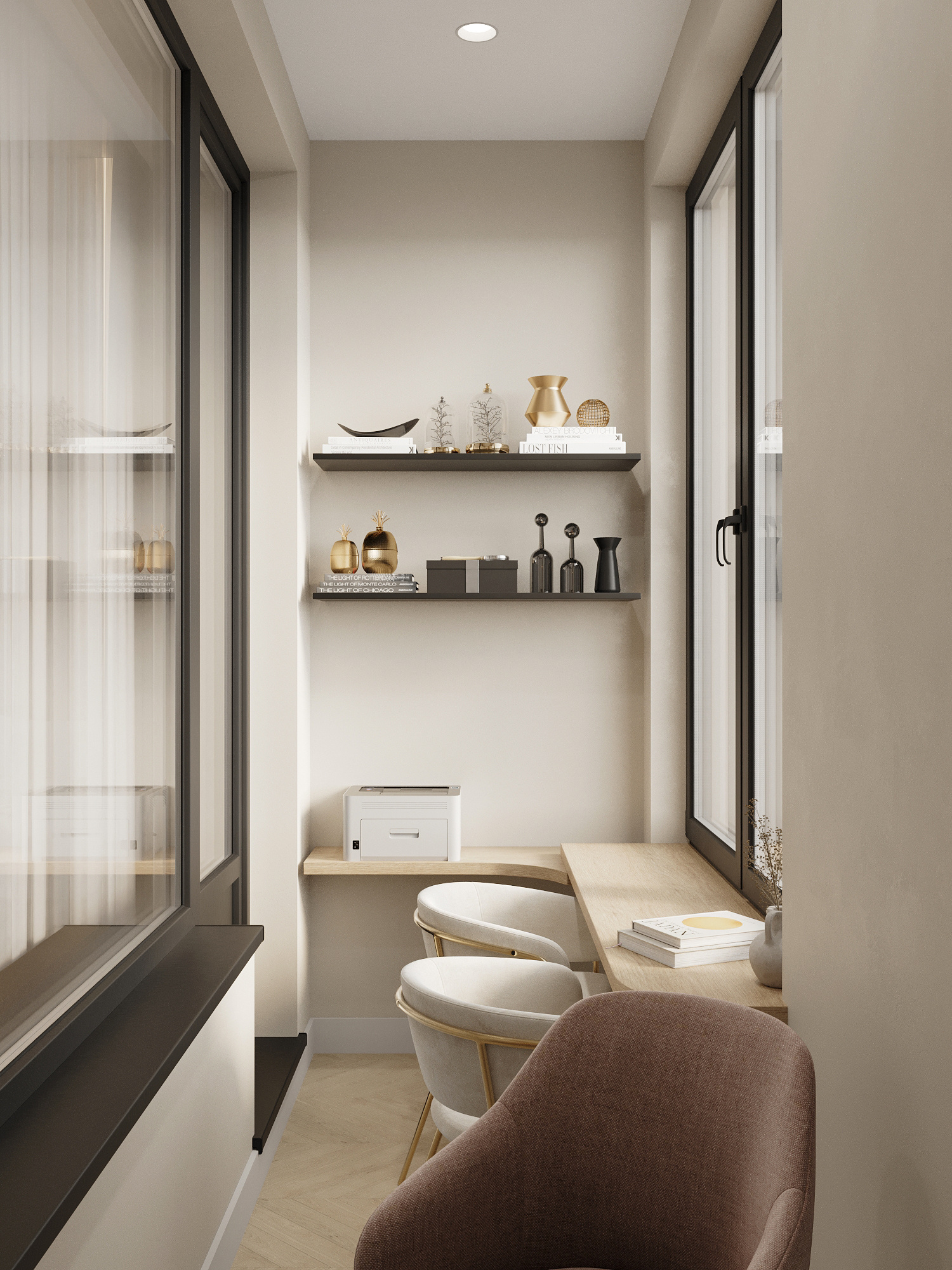 Современный интерьер для семьи с двумя детьми в ЖК бизнес-класса