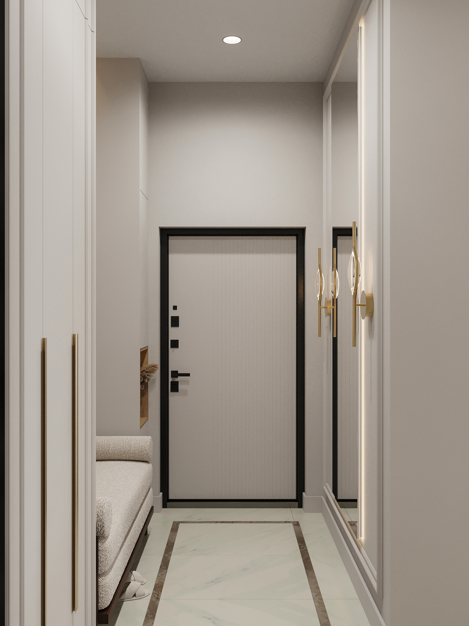 Современный интерьер для семьи с двумя детьми в ЖК бизнес-класса