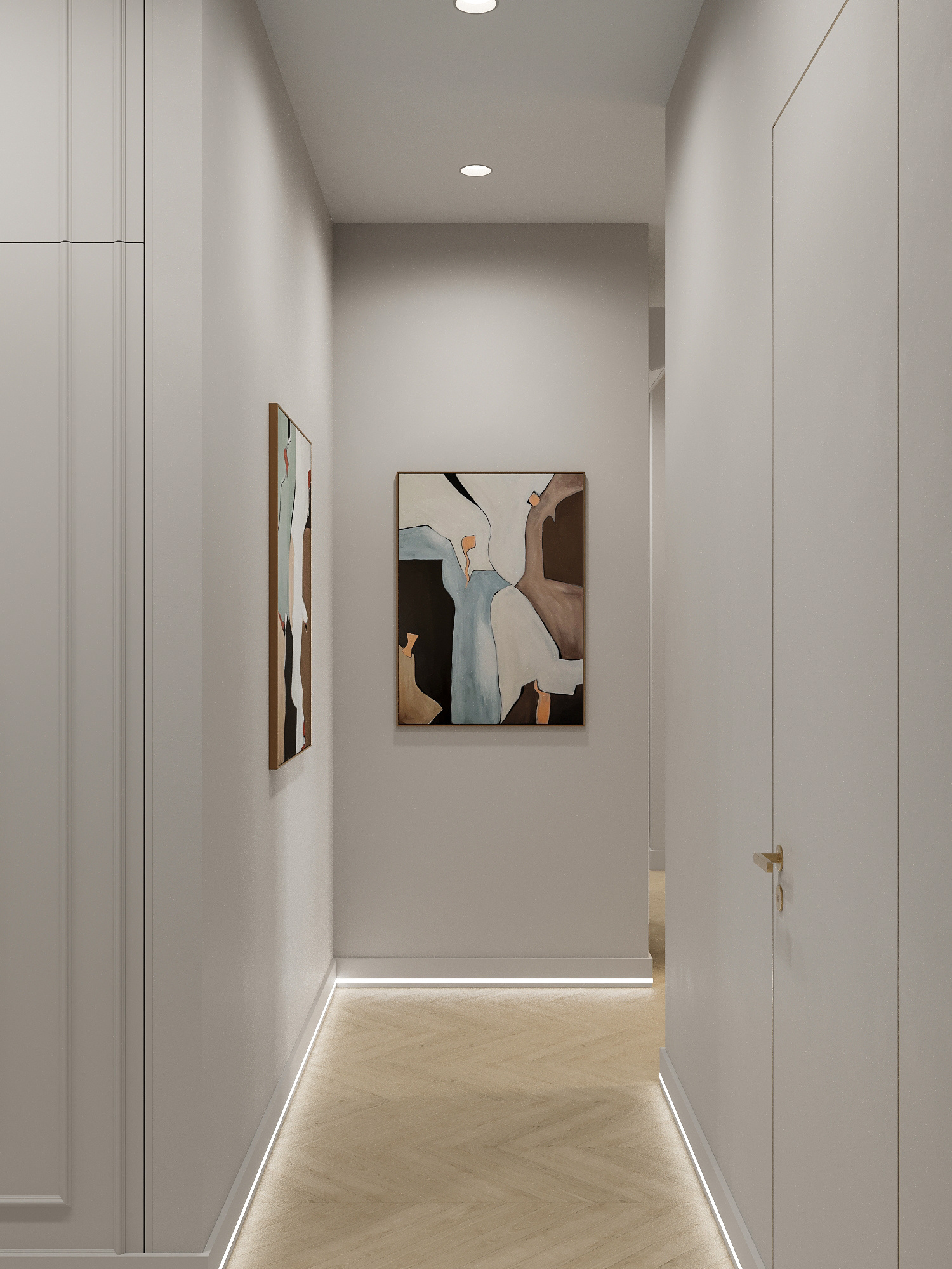 Современный интерьер для семьи с двумя детьми в ЖК бизнес-класса