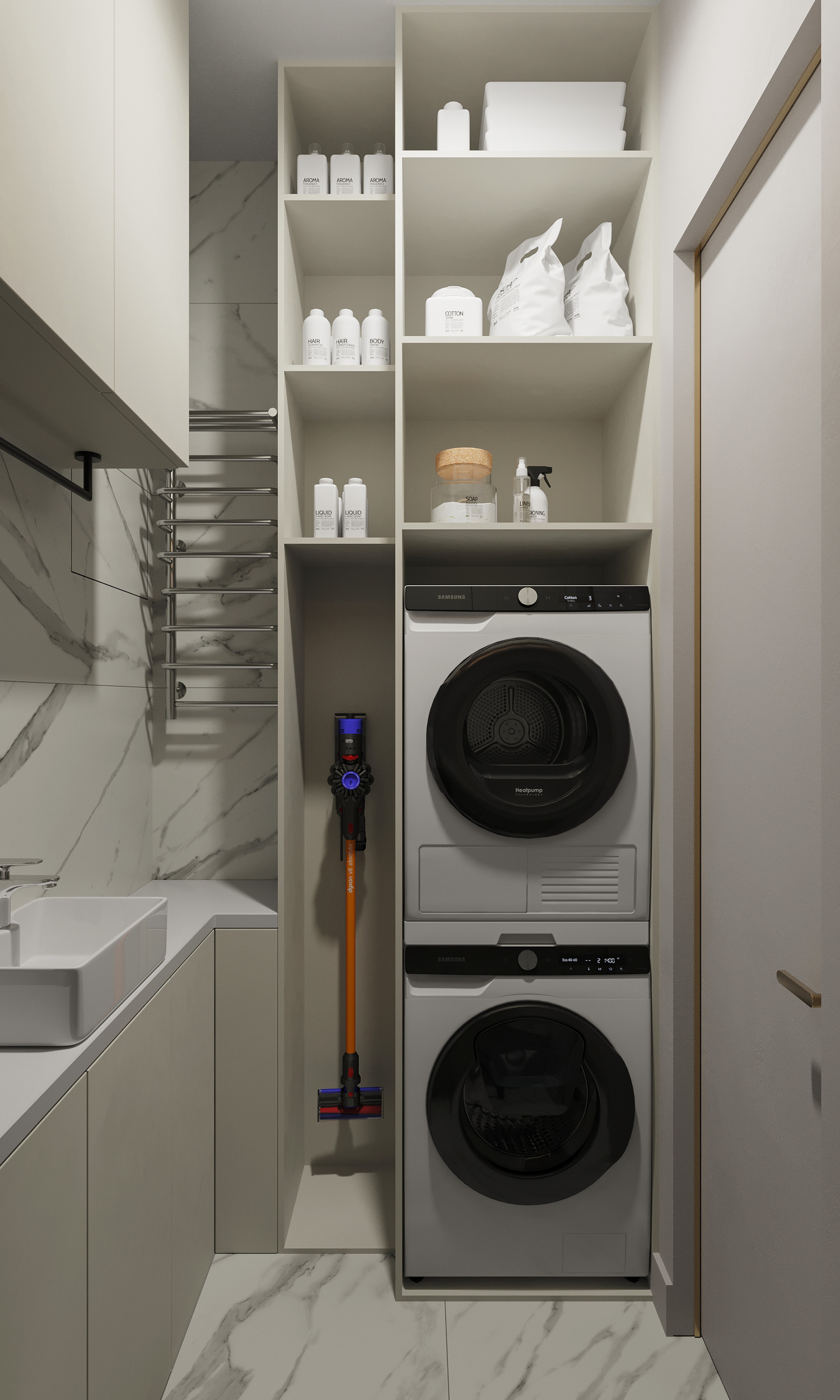 Современный интерьер для семьи с двумя детьми в ЖК бизнес-класса