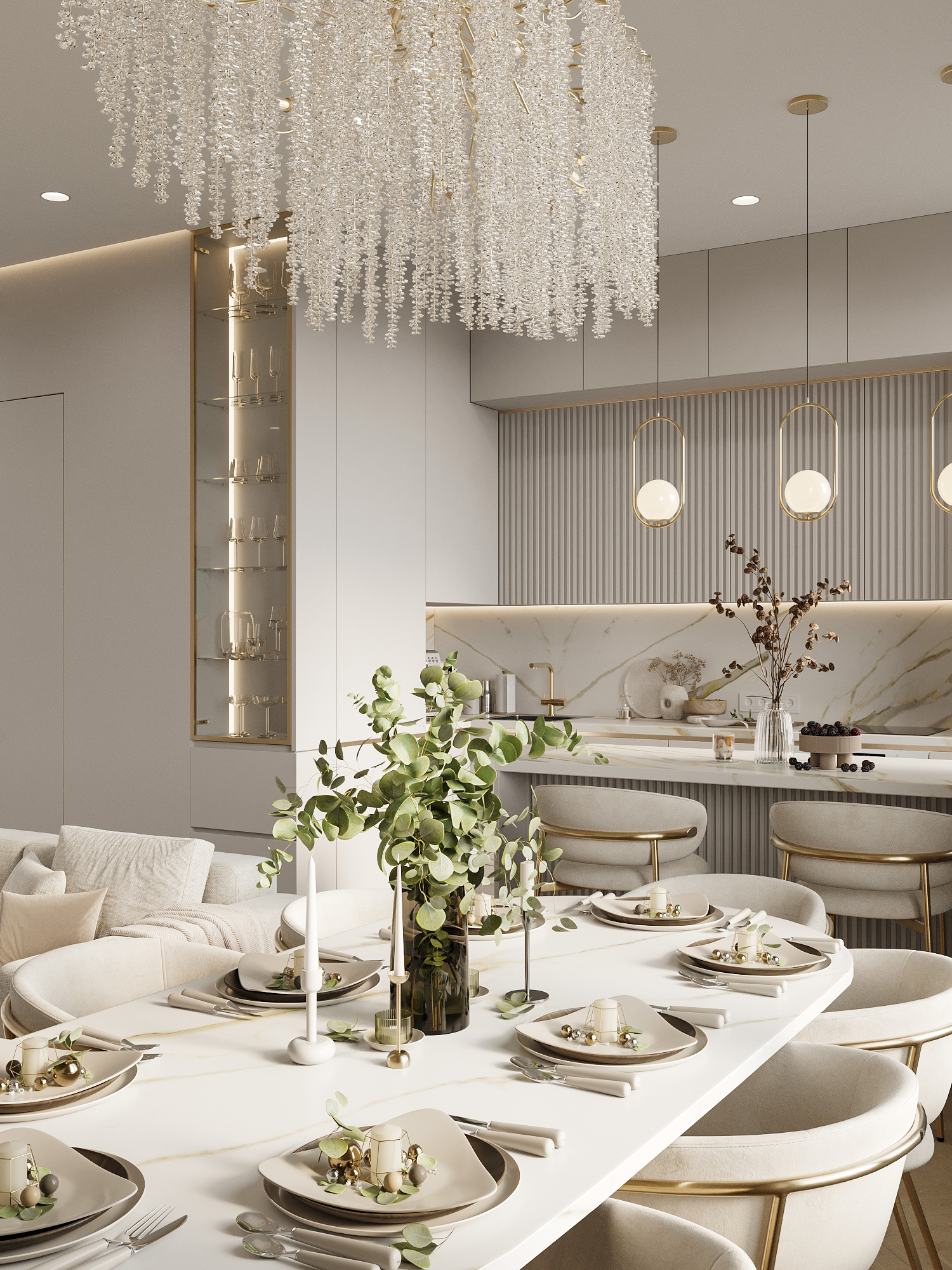 Современный интерьер для семьи с двумя детьми в ЖК бизнес-класса