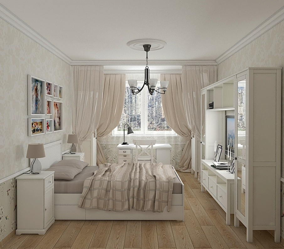 Спальня с мебелью IKEA