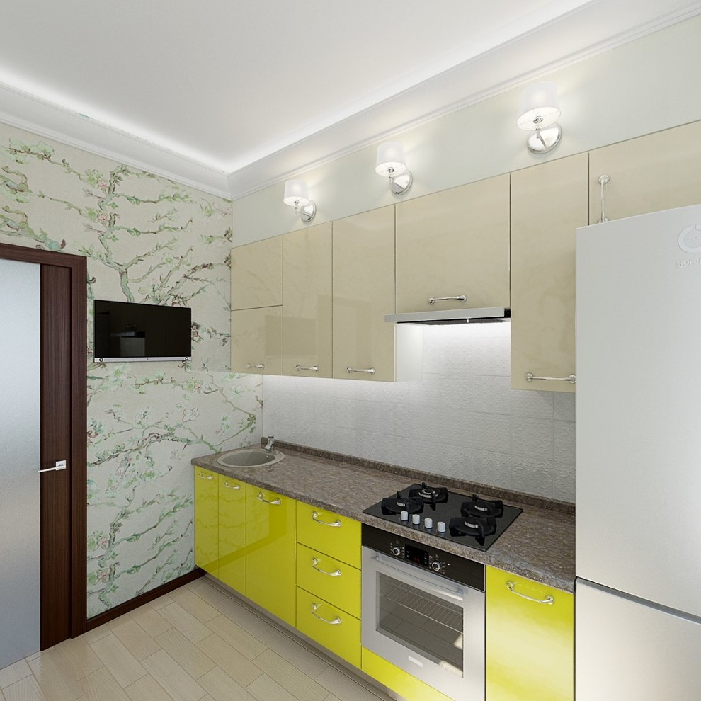 Дизайн кухни 6 кв.м Сталинка