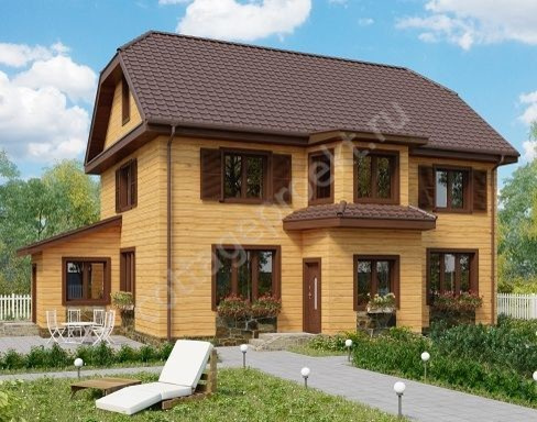 Проекты домов из бруса