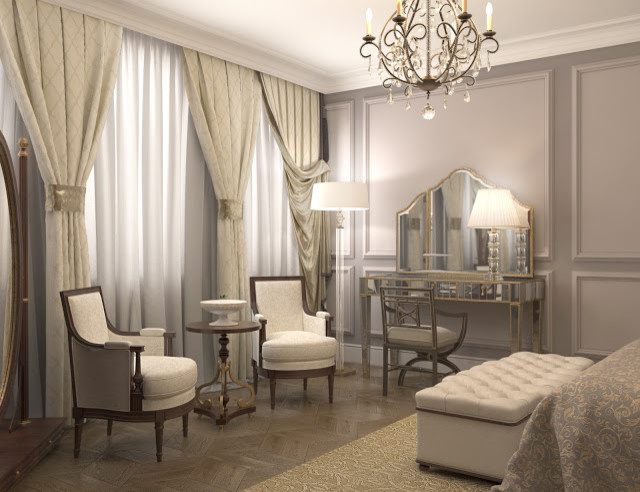 Interior design of Lux apartments of the Bariatinsky Palace