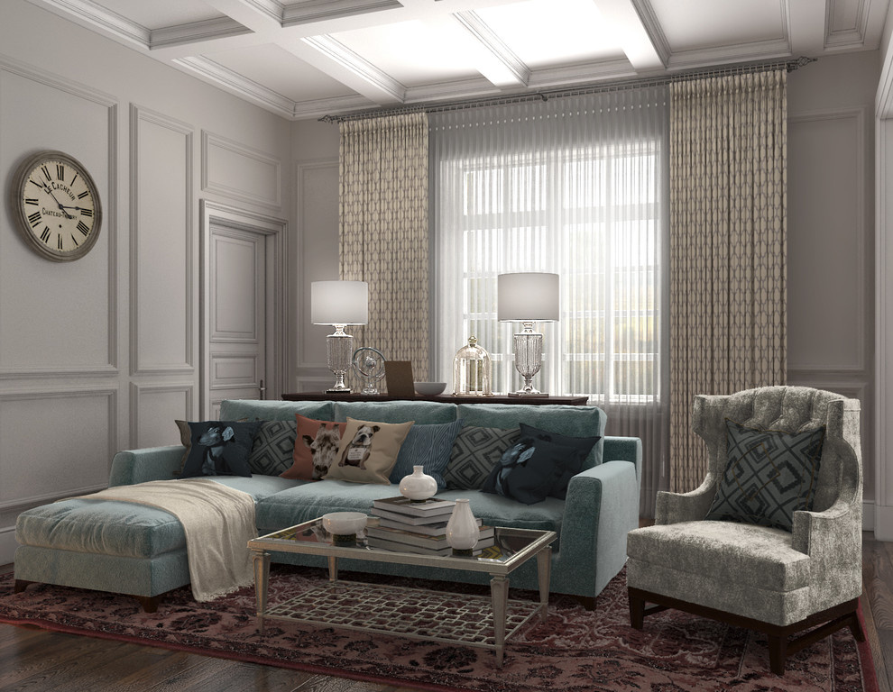 Project of Interiors at Private House (Moscow region)
