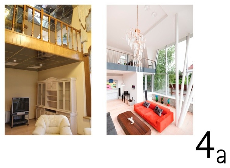 Houzz тур: Дом под Москвой с оригинальным пандусом и винтовой лестницей