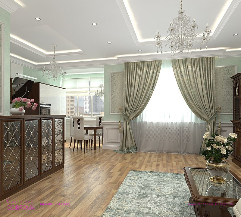 Квартира с гардеробной комнатой