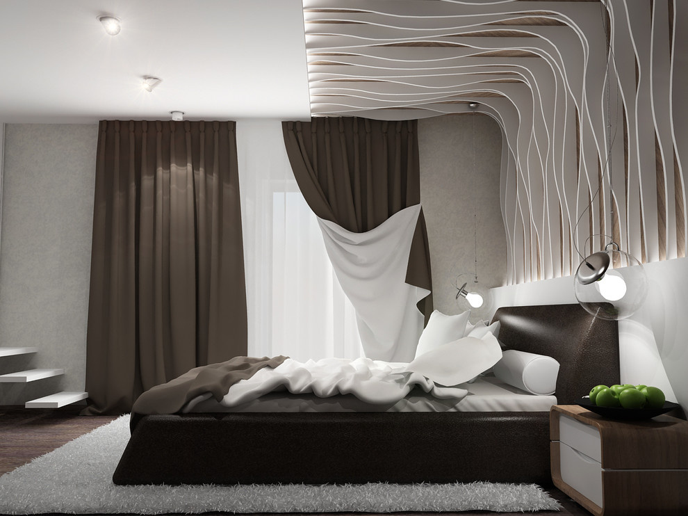 Обложка проекта: Спальня в ЭКО СТИЛЕ в частном доме