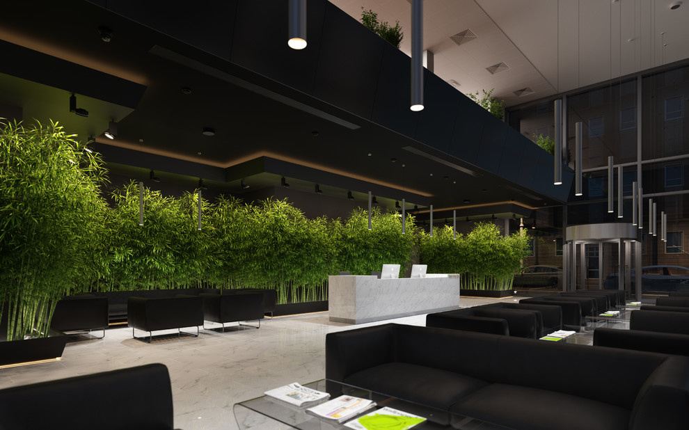 Bamboo lobby