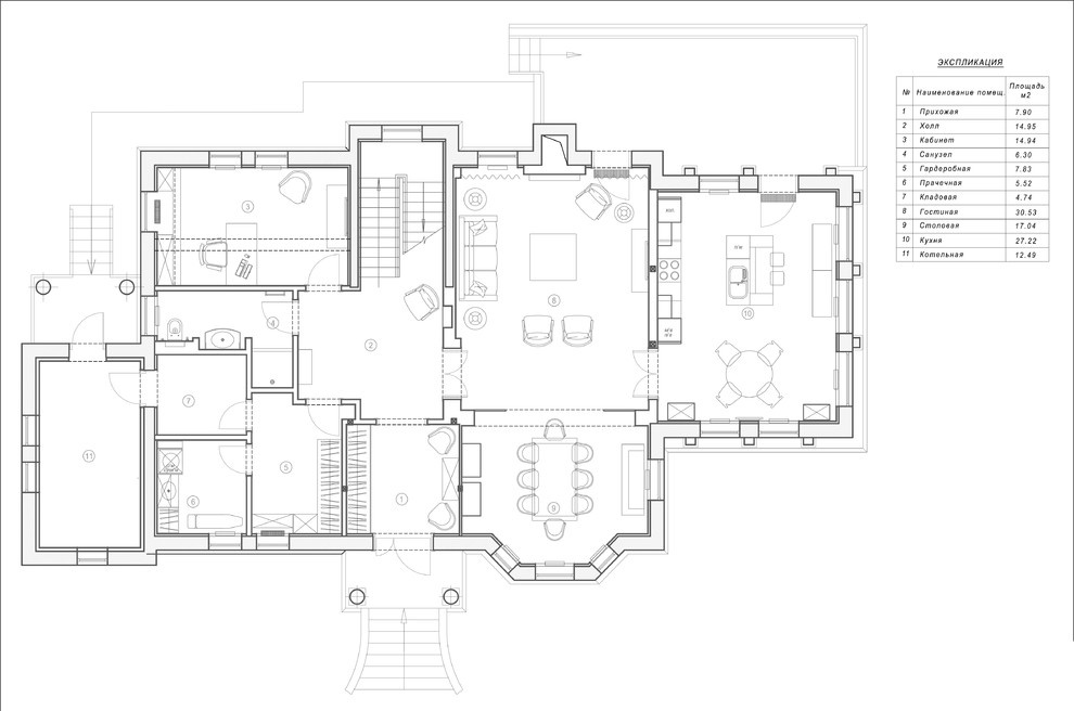 Houzz тур: Дом с элементами американской классики