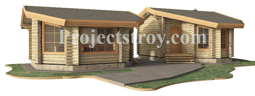 sauna and barbecue logs