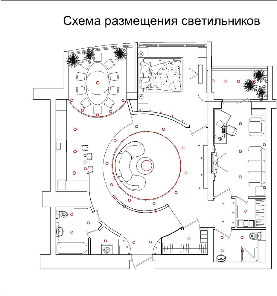 Интерьер квартиры на Воронцовских прудах в Москве