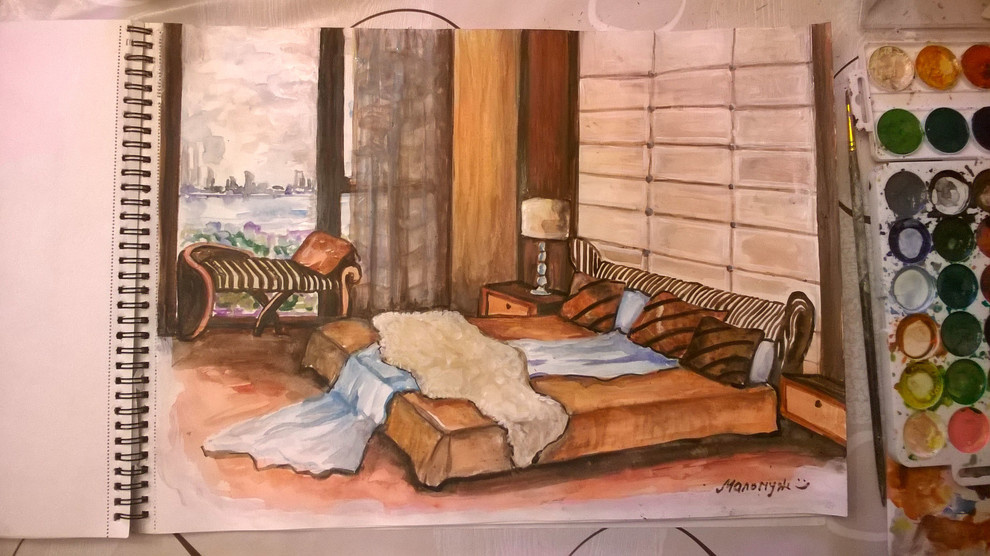 эскизы интерьеров